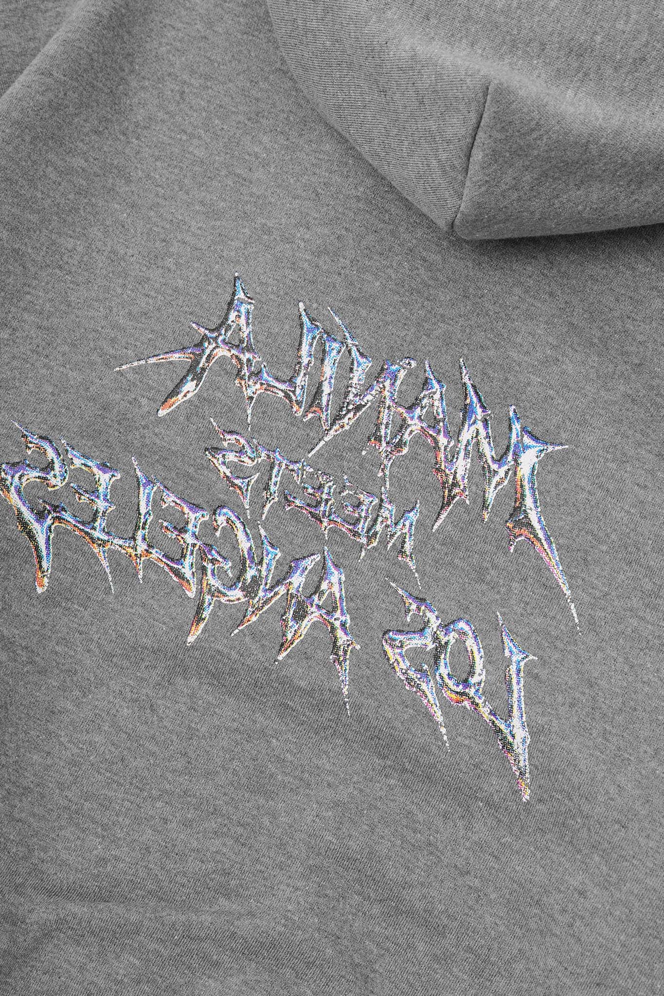 "MERCURIAL" HOODIE IN HEATHER GREY - Image 13