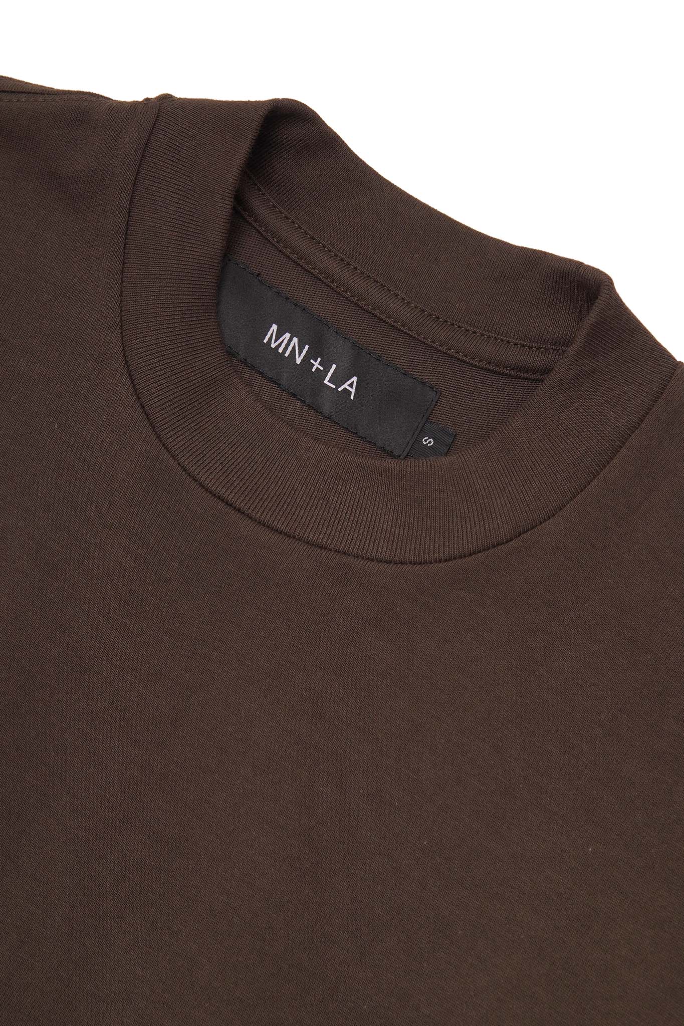 "MERCURIAL" ULTRA HEAVY TEE IN WOOD - Image 5