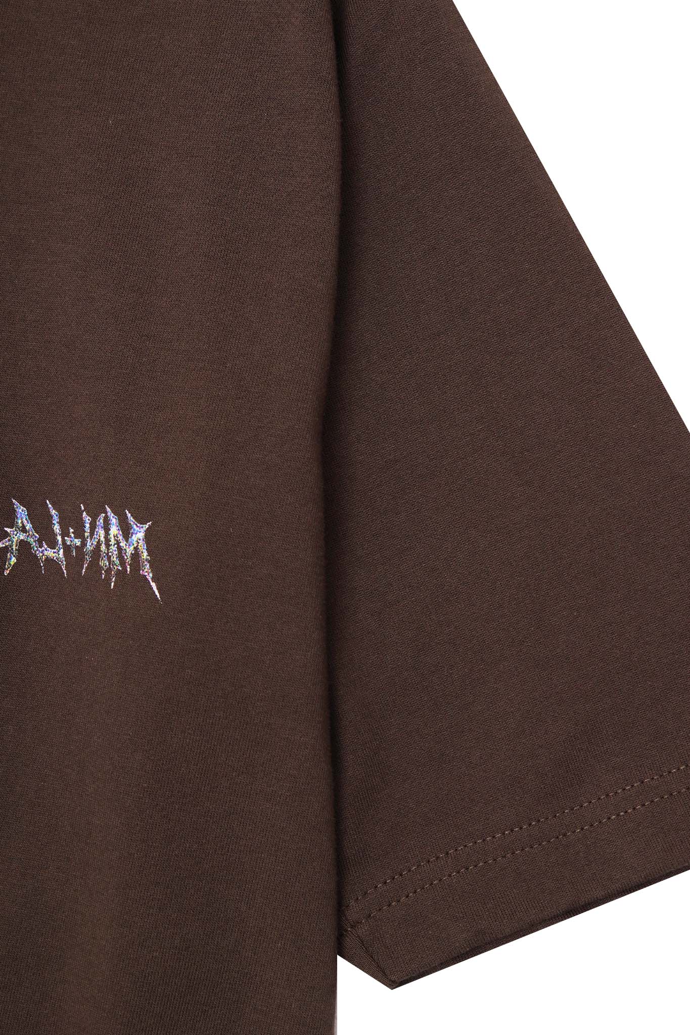 "MERCURIAL" ULTRA HEAVY TEE IN WOOD - Image 7
