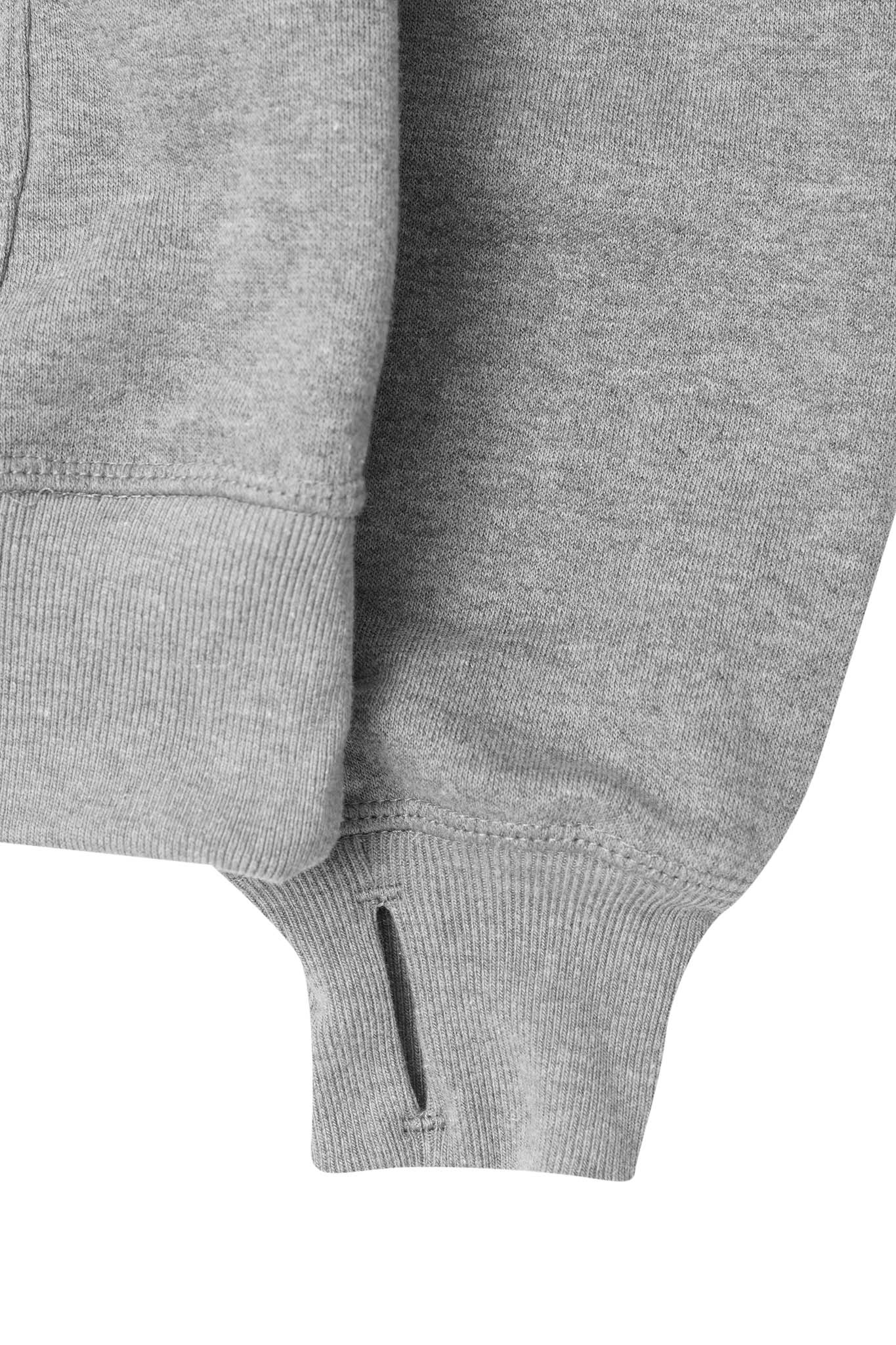 MILITIA HOODIE IN HEATHER GREY - Image 6