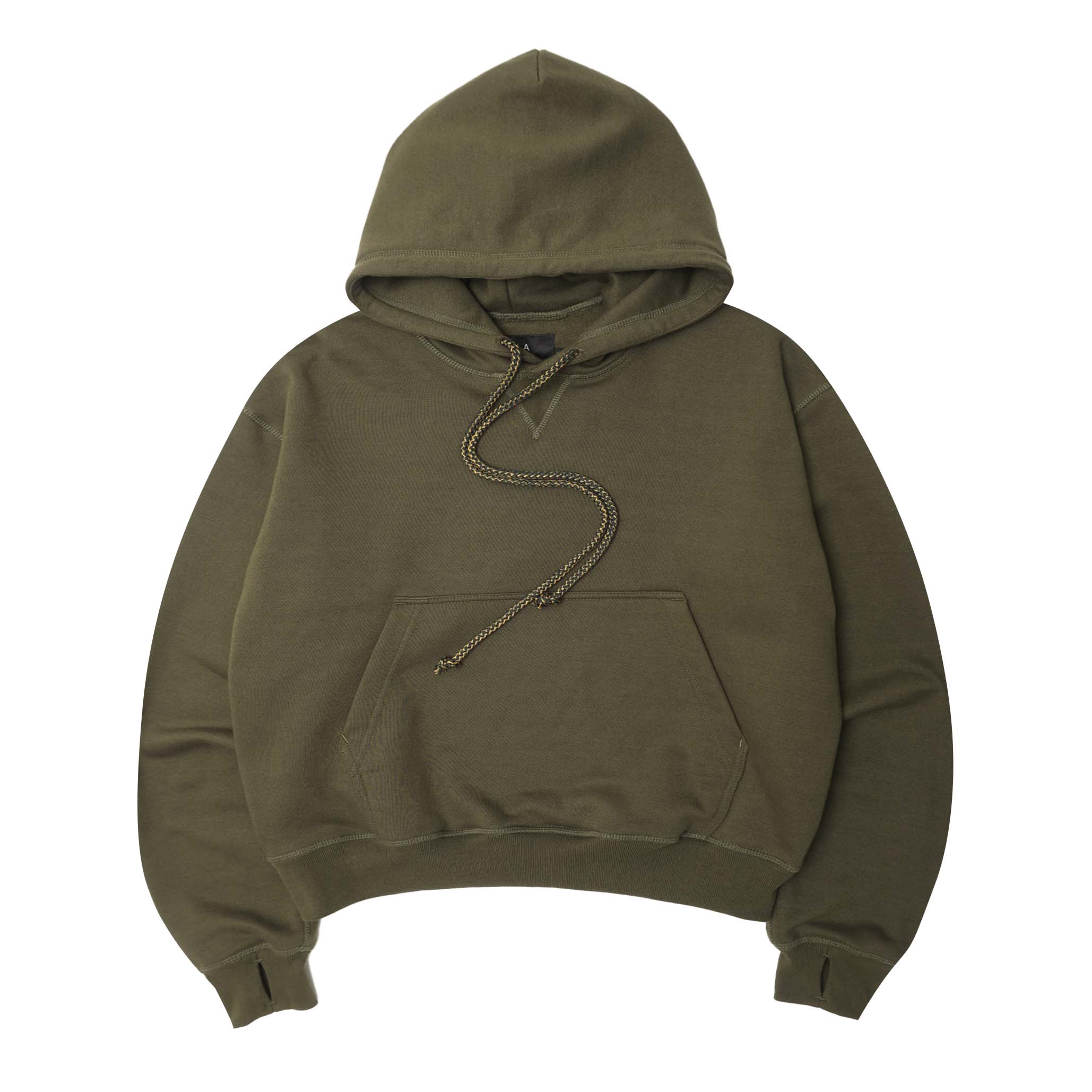 MILITIA HOODIE IN OLIVE
