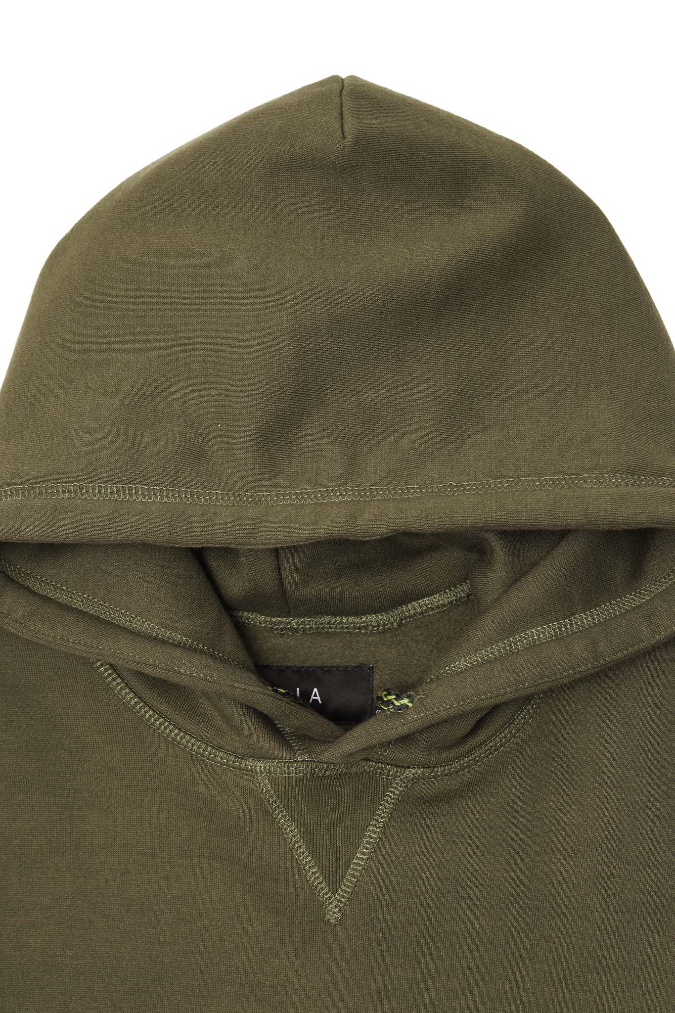 MILITIA HOODIE IN OLIVE - Image 3