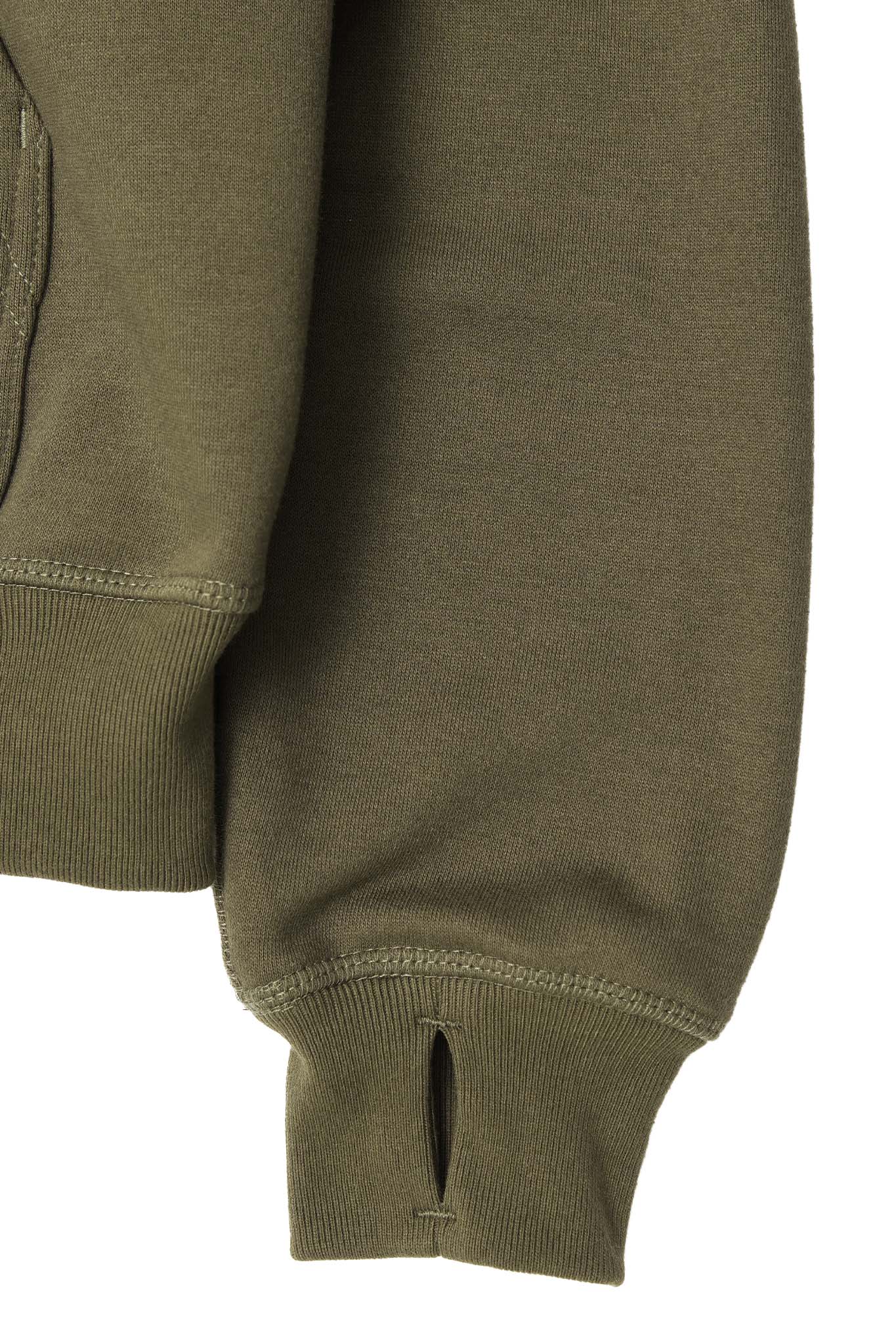 MILITIA HOODIE IN OLIVE - Image 7