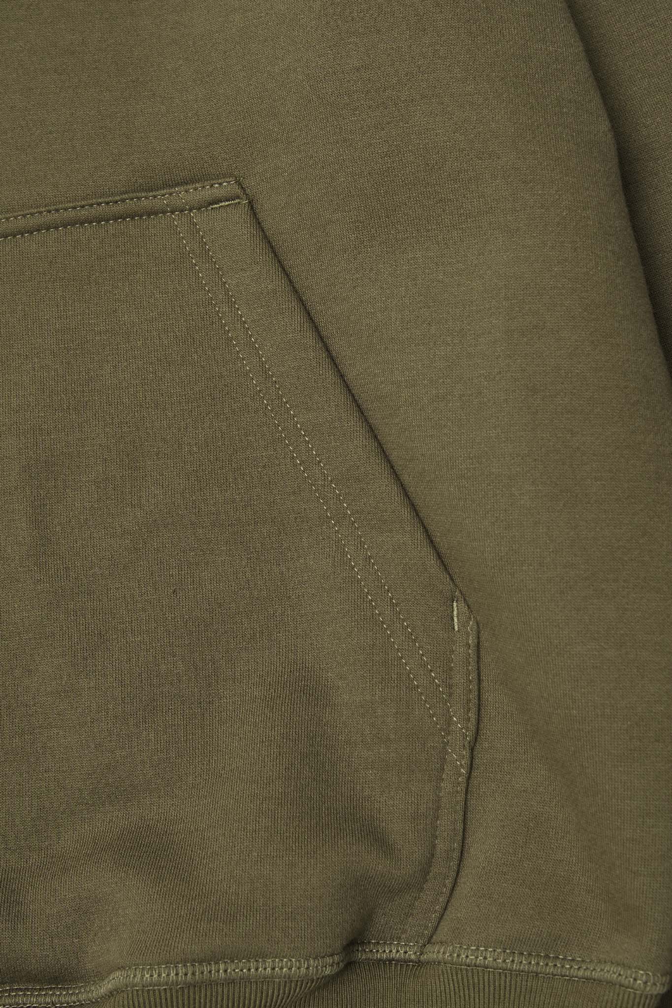 MILITIA HOODIE IN OLIVE - Image 8