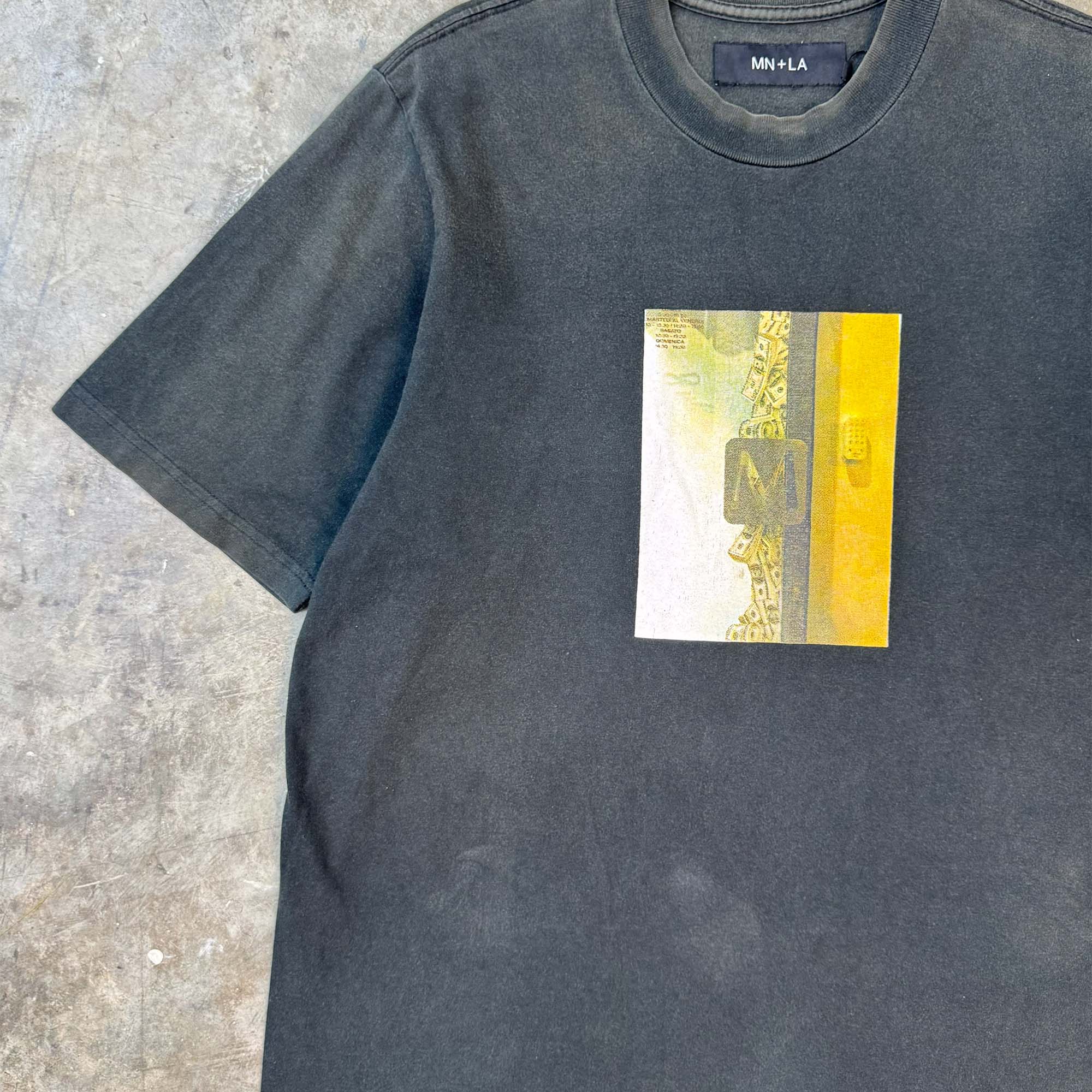 "MILLIONS" TEE IN CAVIAR - Image 2