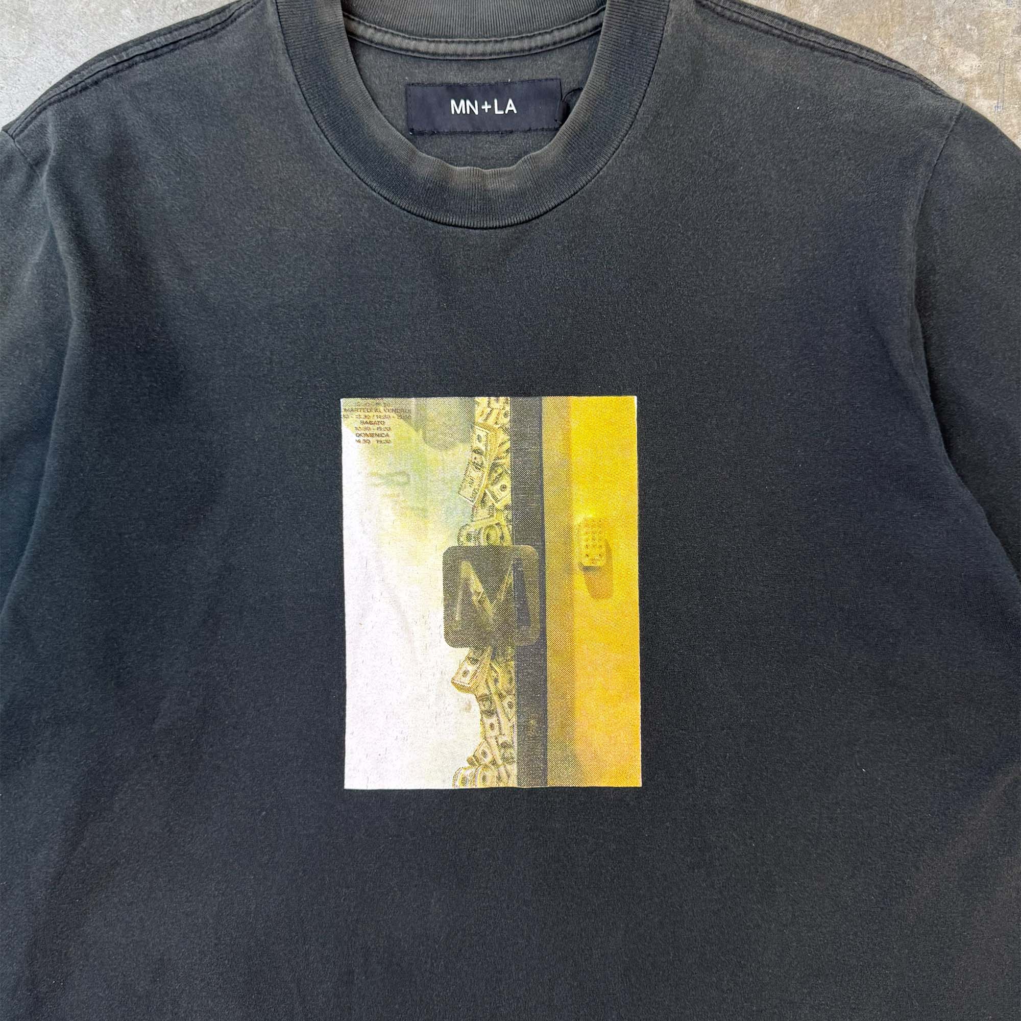 "MILLIONS" TEE IN CAVIAR - Image 3