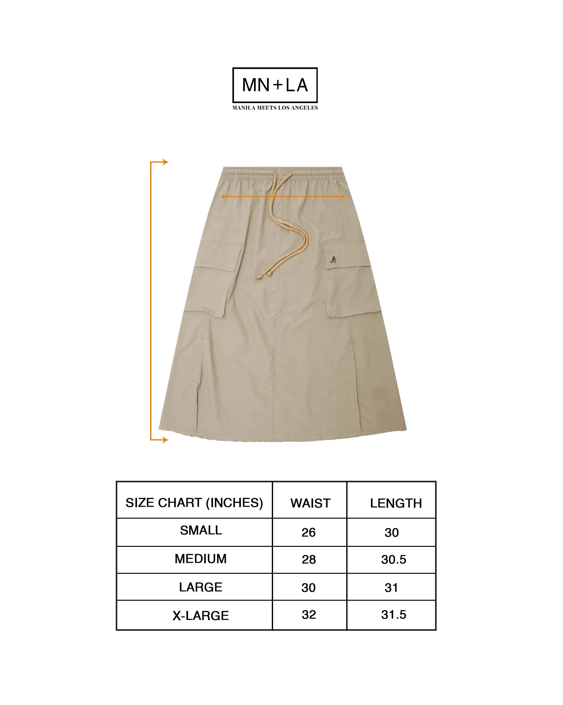 MIRA SKIRT IN SAND - Image 4