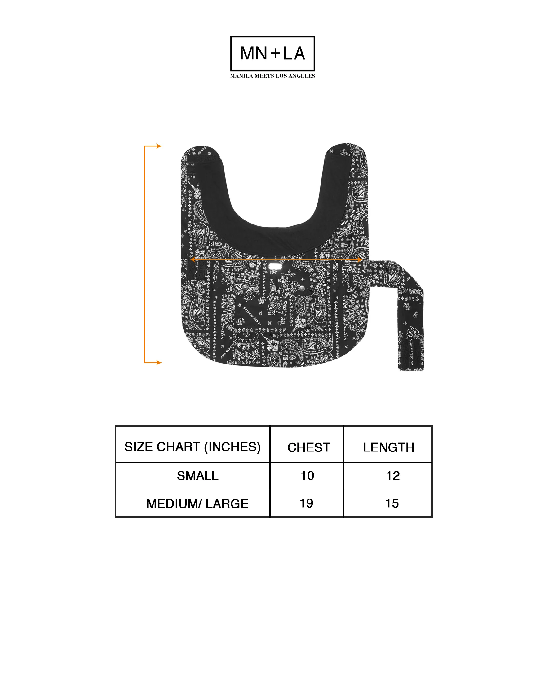 MN+LA™ "DAWG" VEST IN STONE PAISLEY - Image 4
