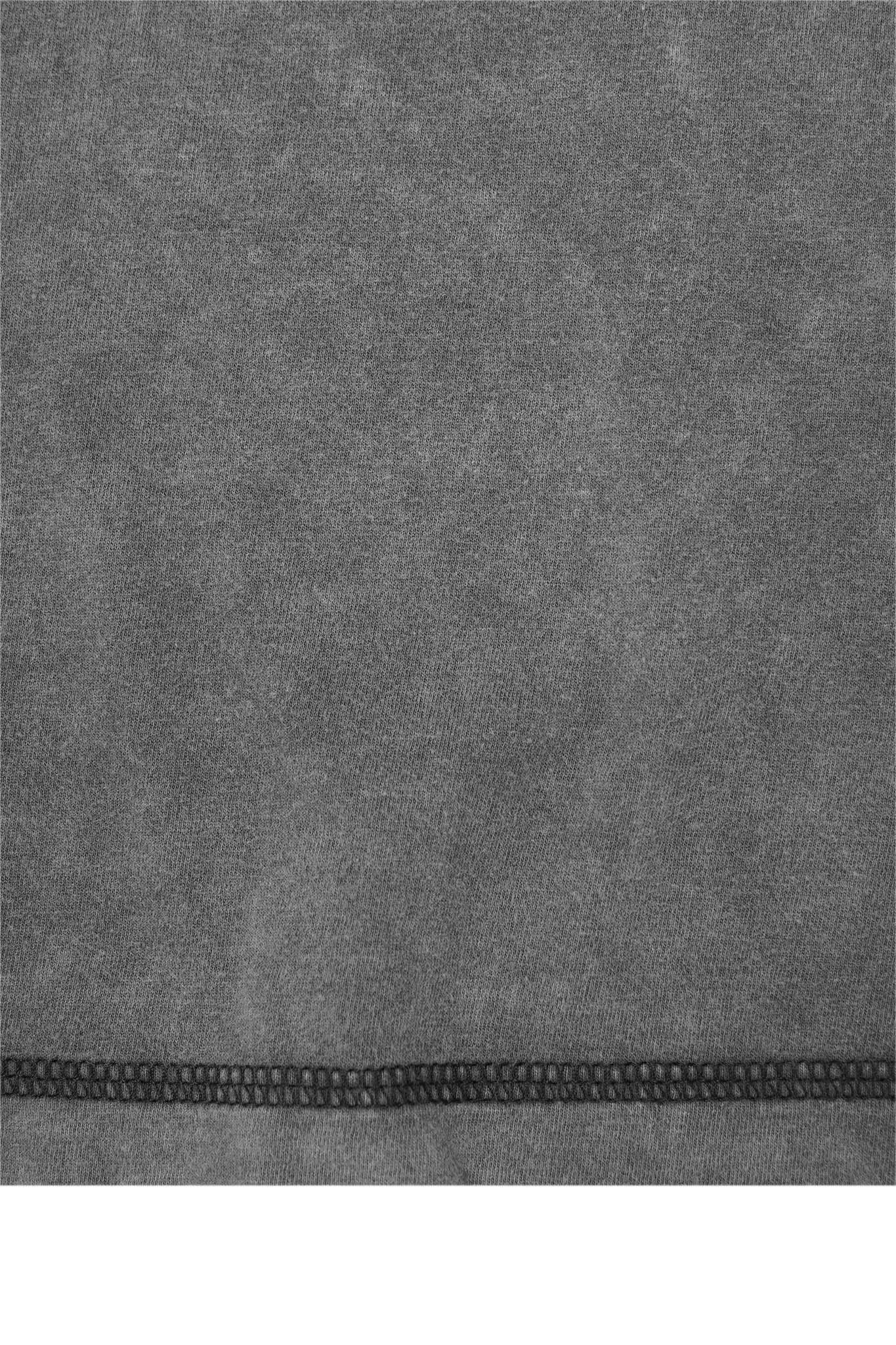 MOCK NECK LITE TEE IN ASH GREY - Image 5