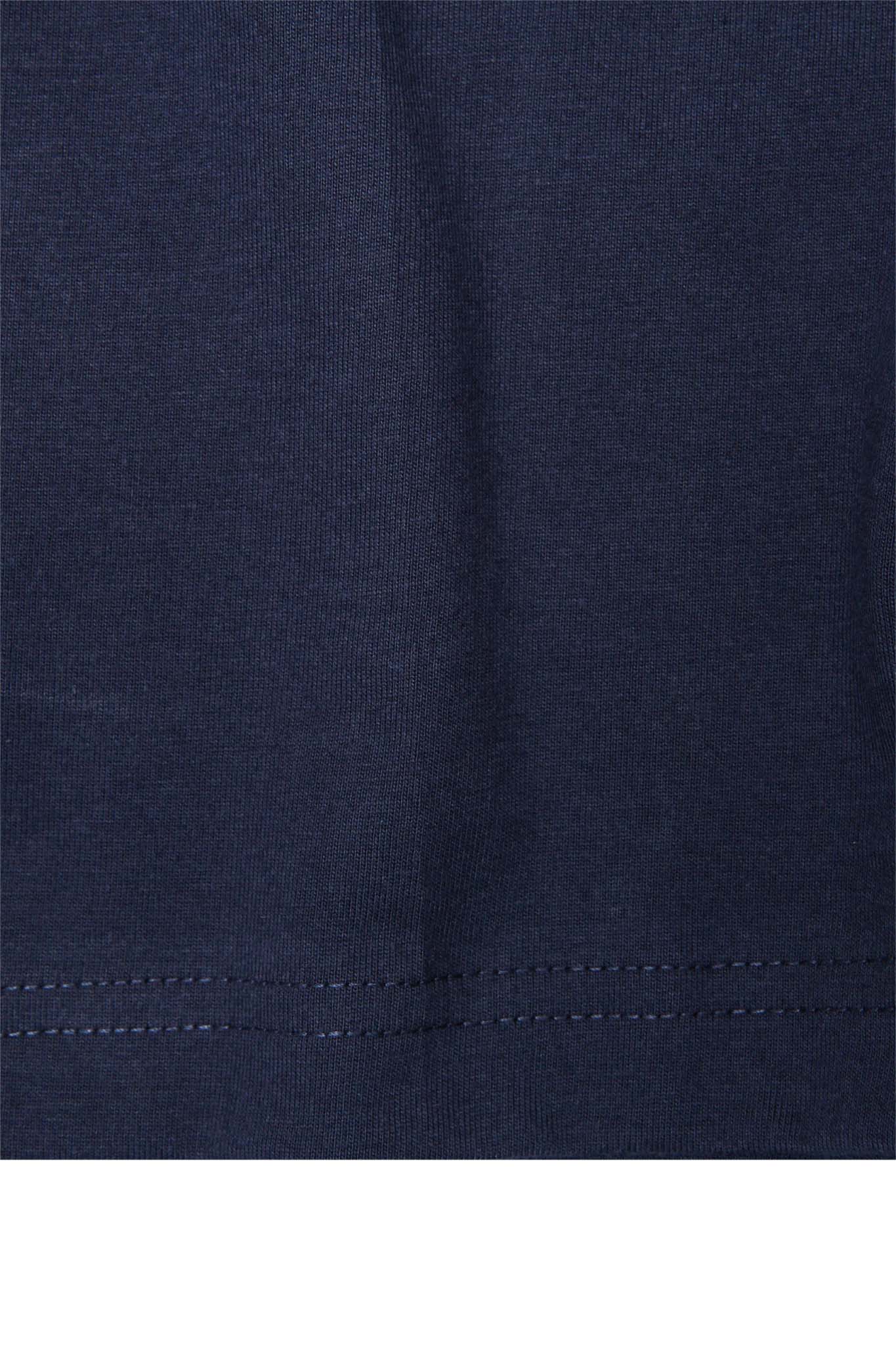 MOCK NECK TEE IN NAVY - Image 6