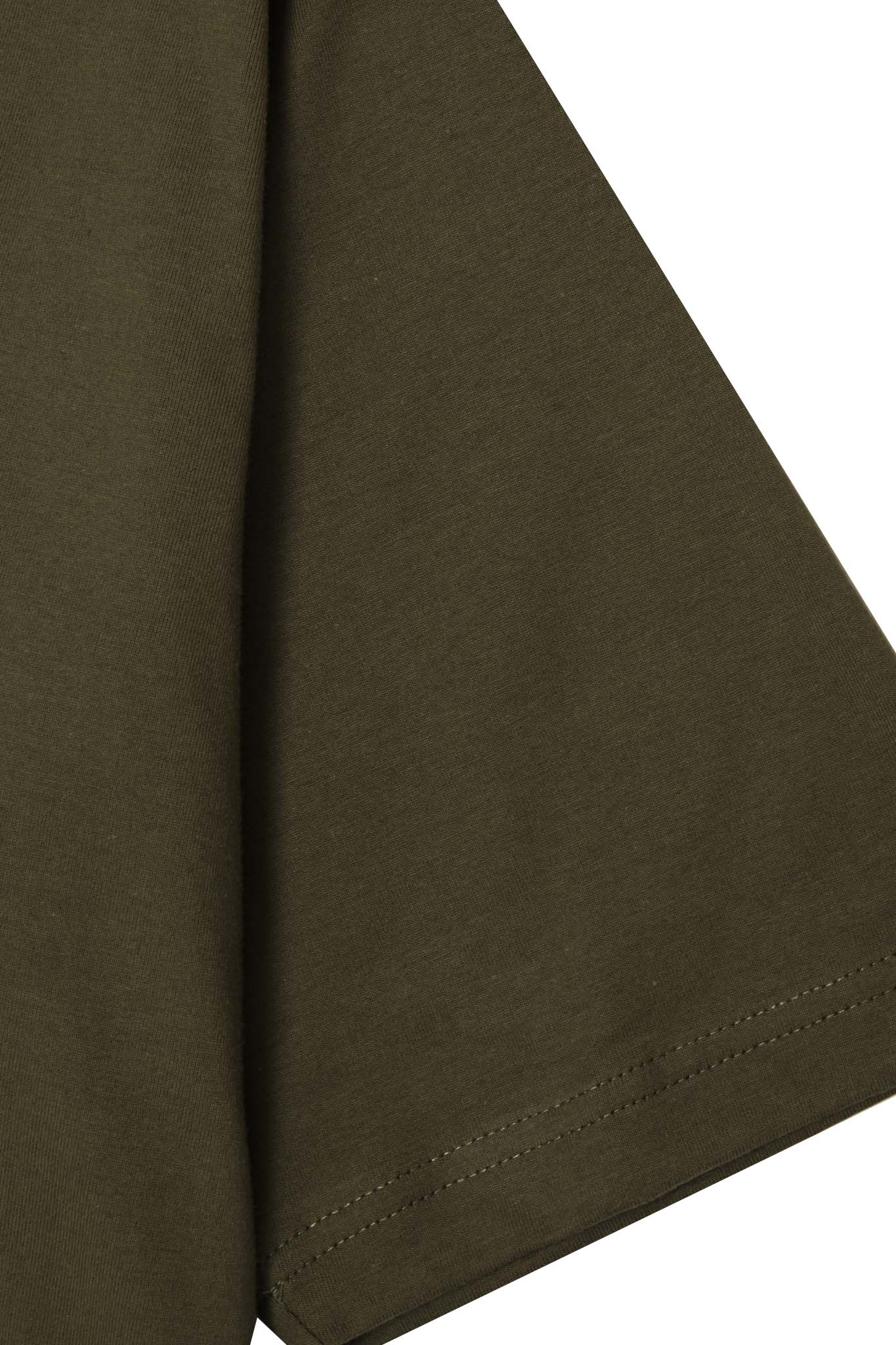 MOCK NECK TEE IN OLIVE - Image 5