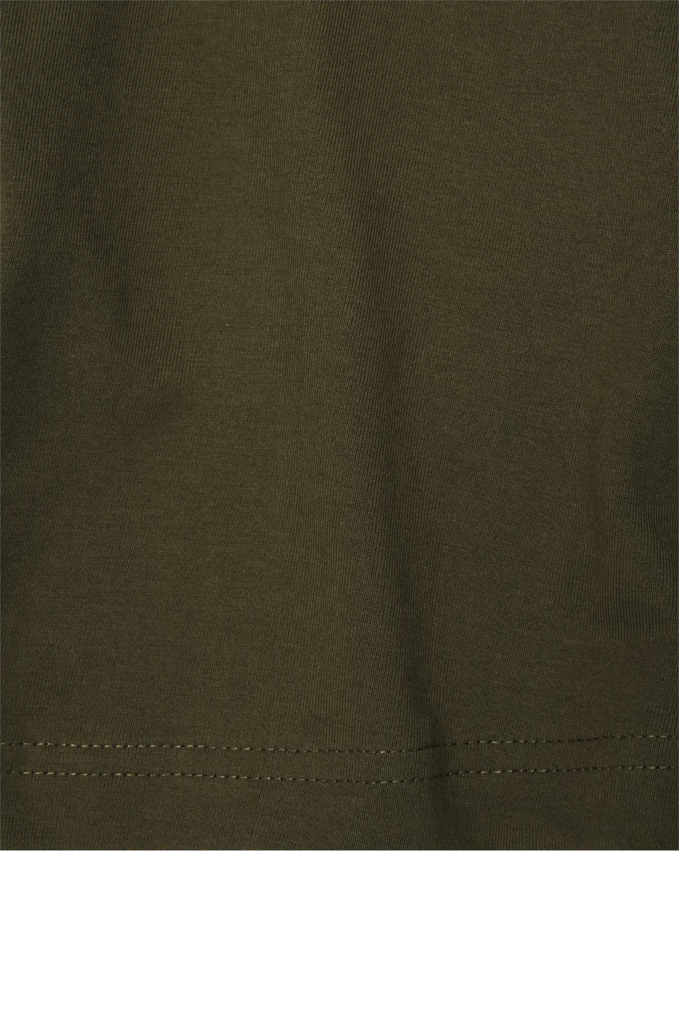 MOCK NECK TEE IN OLIVE - Image 6