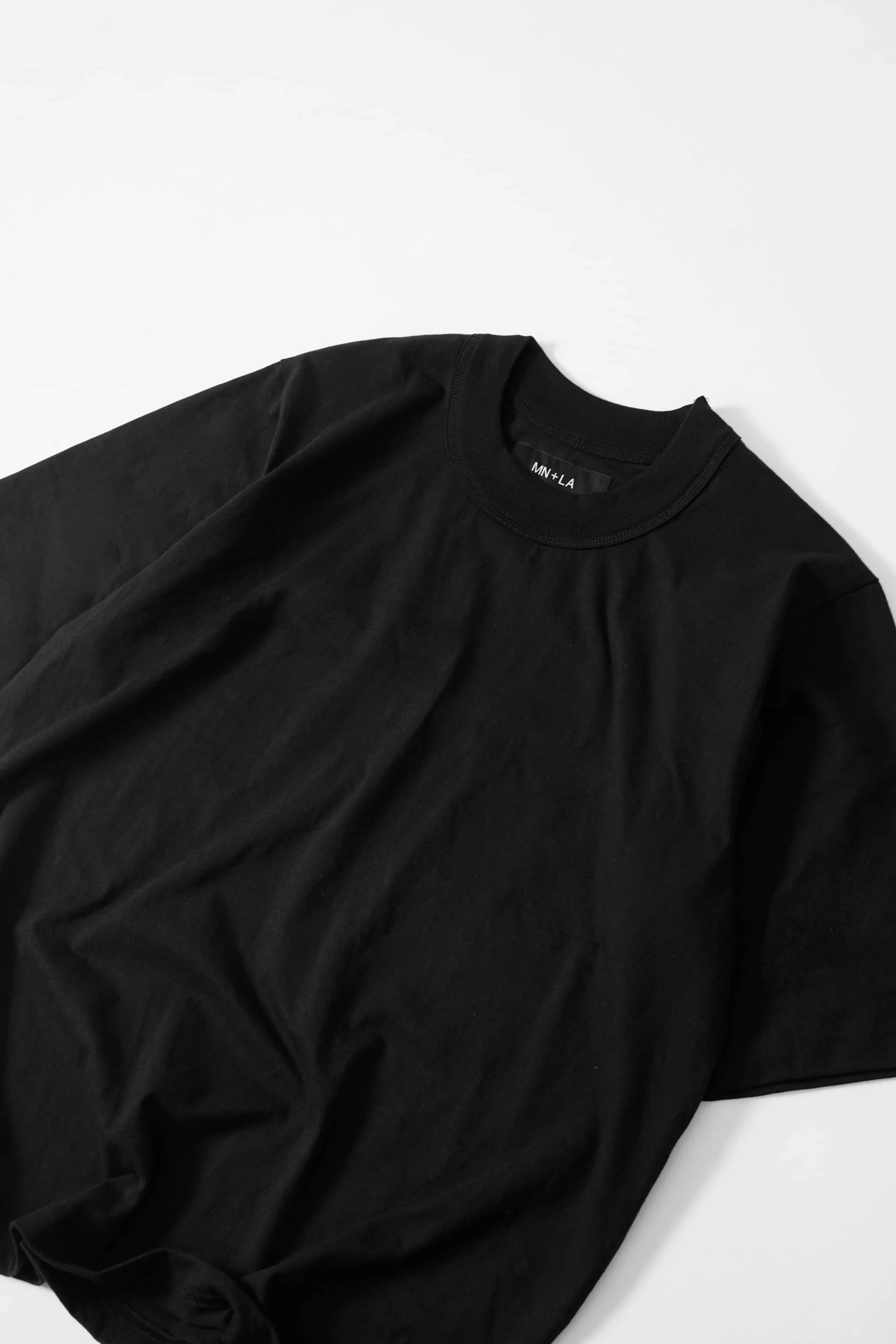MOCK NECK TEE V3 IN ANTHRACITE - Image 9