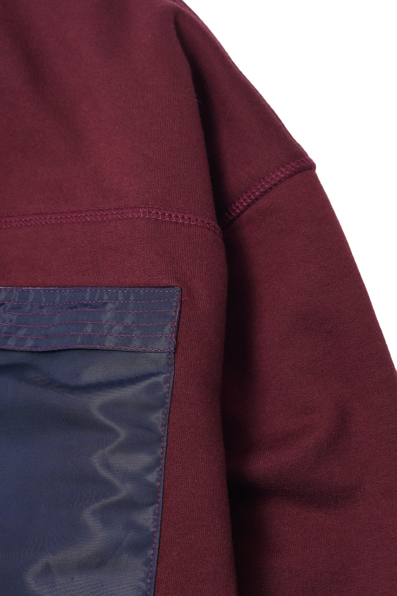 NEEDLEWORK CARDIGAN IN WINE - Image 6