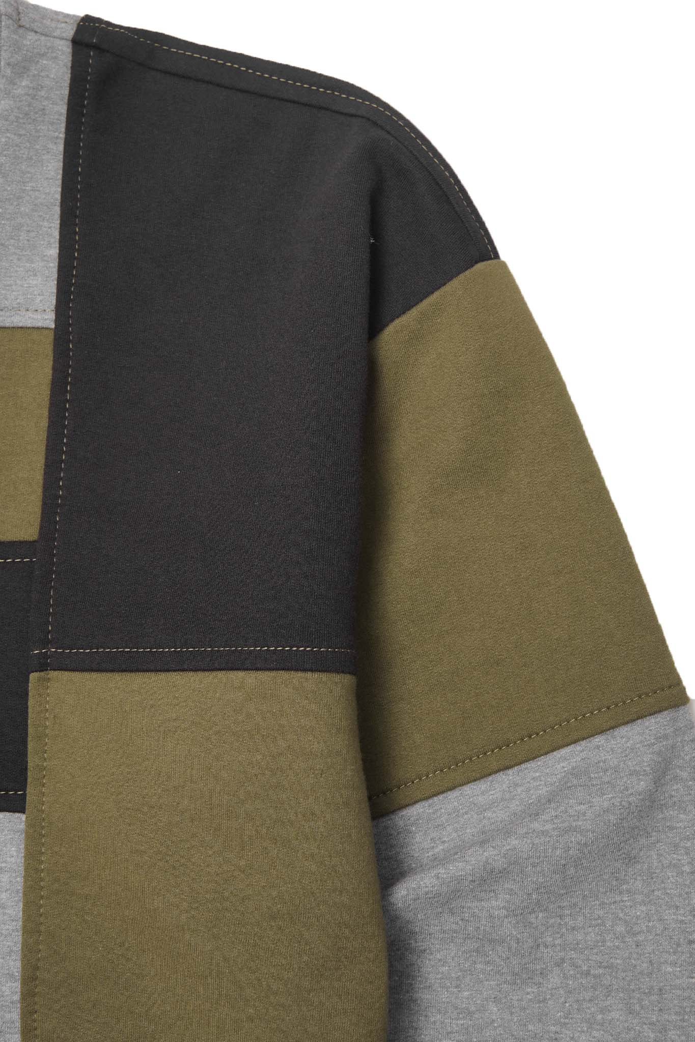 NEEDLEWORK CUTOFF SWEATSHIRT IN TAIGA - Image 6