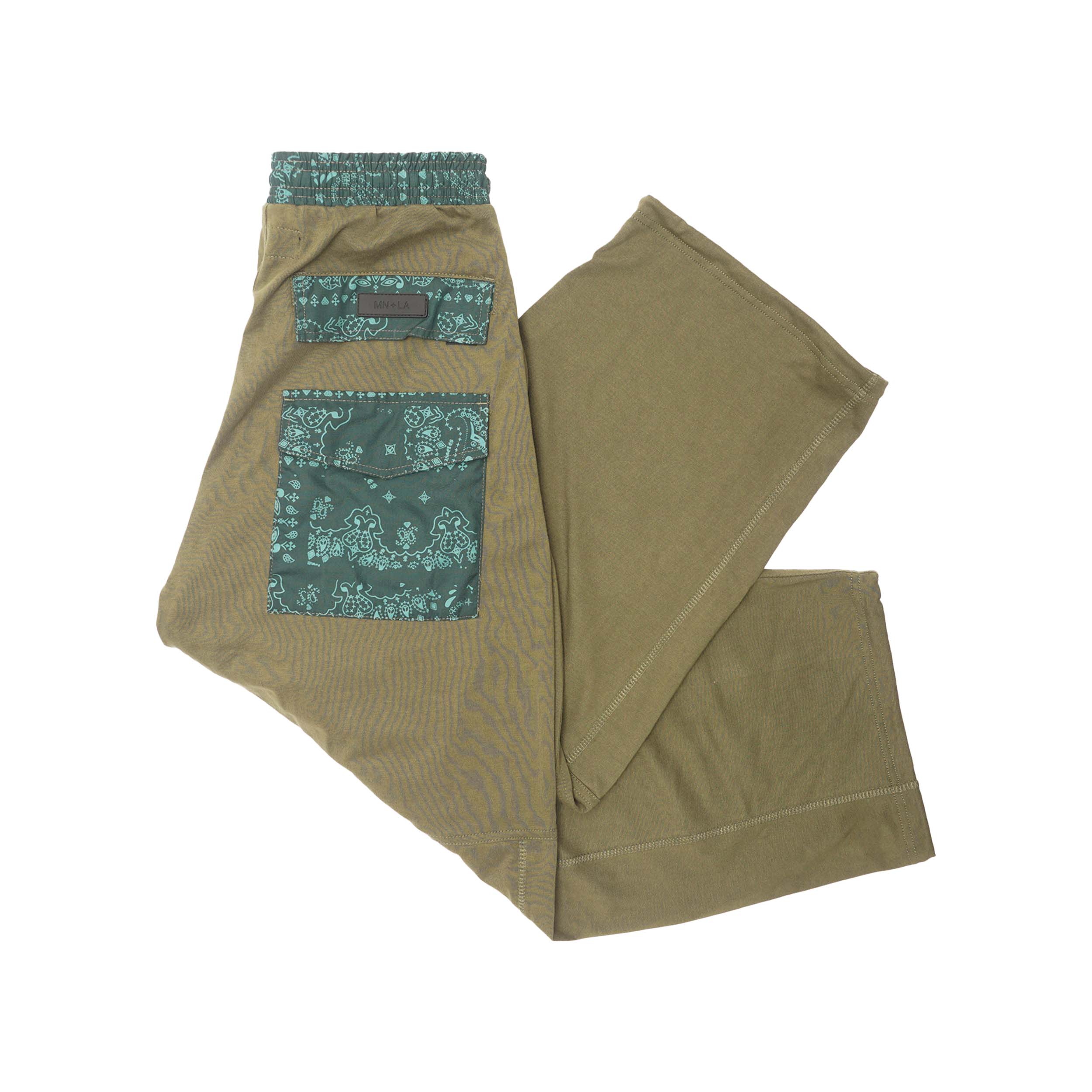 NEEDLEWORK PANTS IN DEEP TEAL - Image 3