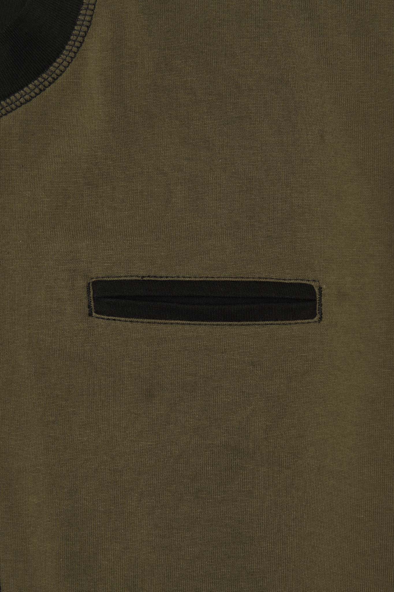 NEEDLEWORK POCKET TEE IN TAIGA - Image 5