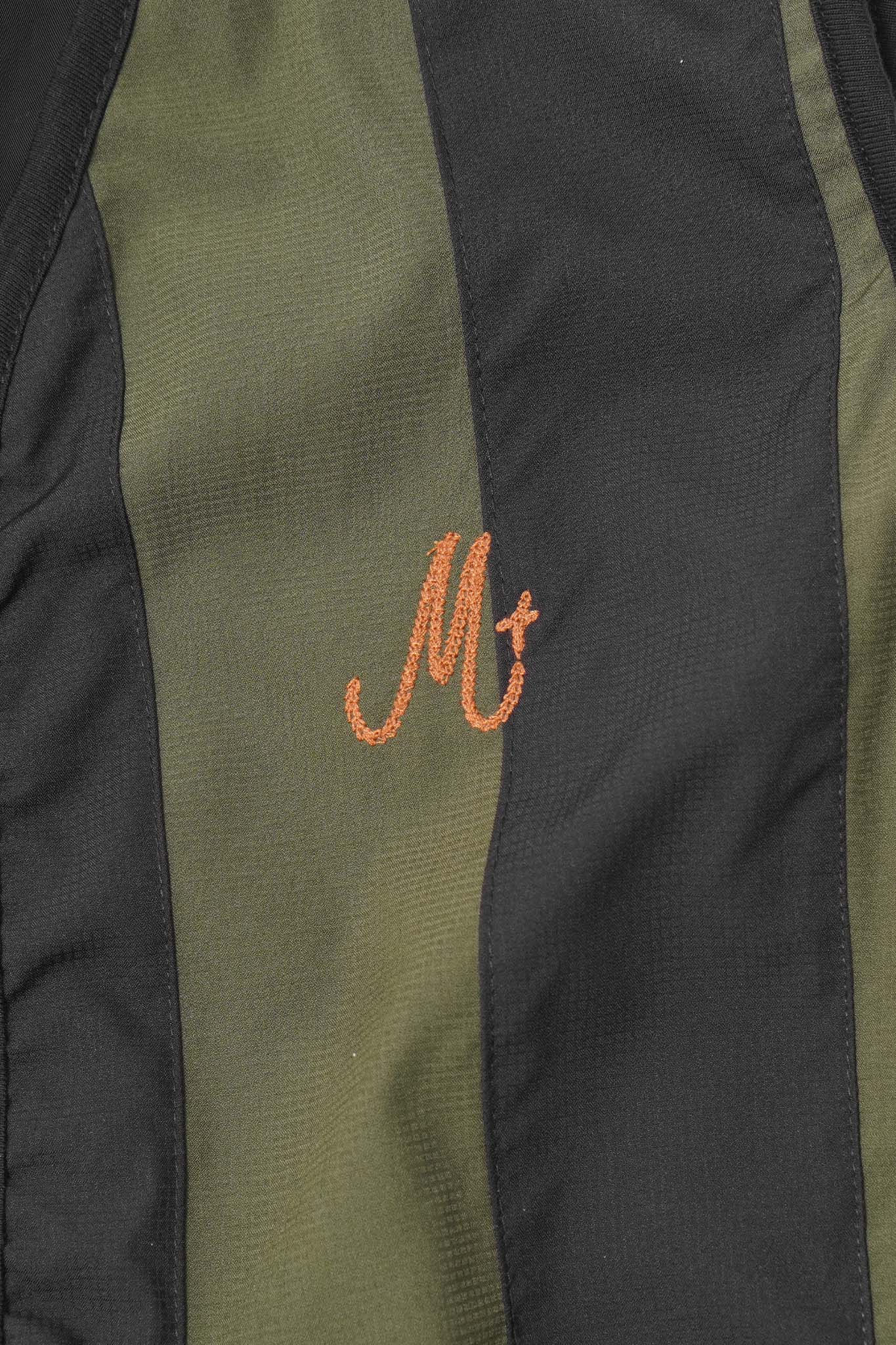 NEEDLEWORK VEST IN OLIVE/ANTHRACITE - Image 6
