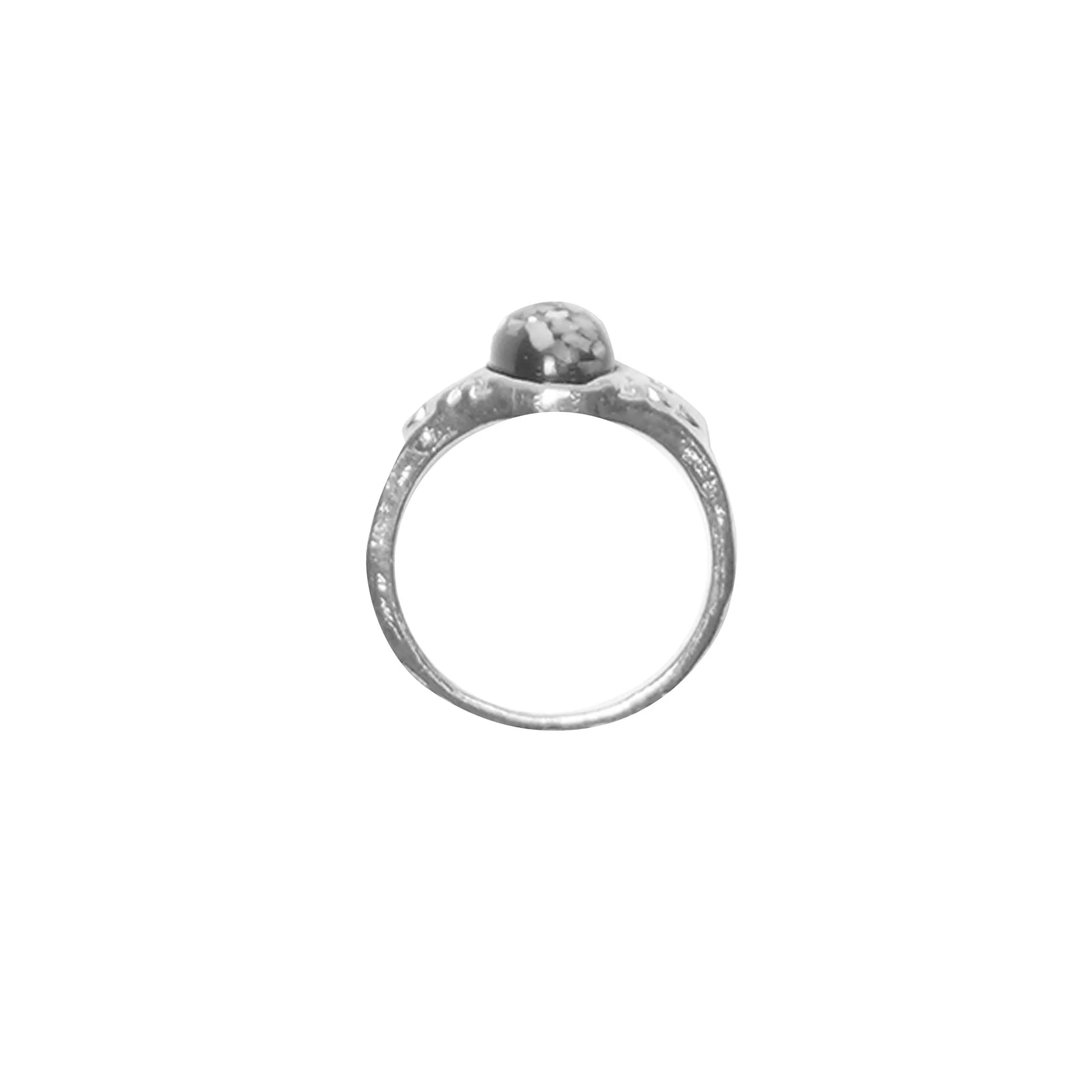 OBSIDIAN "AETHER STONE" RING