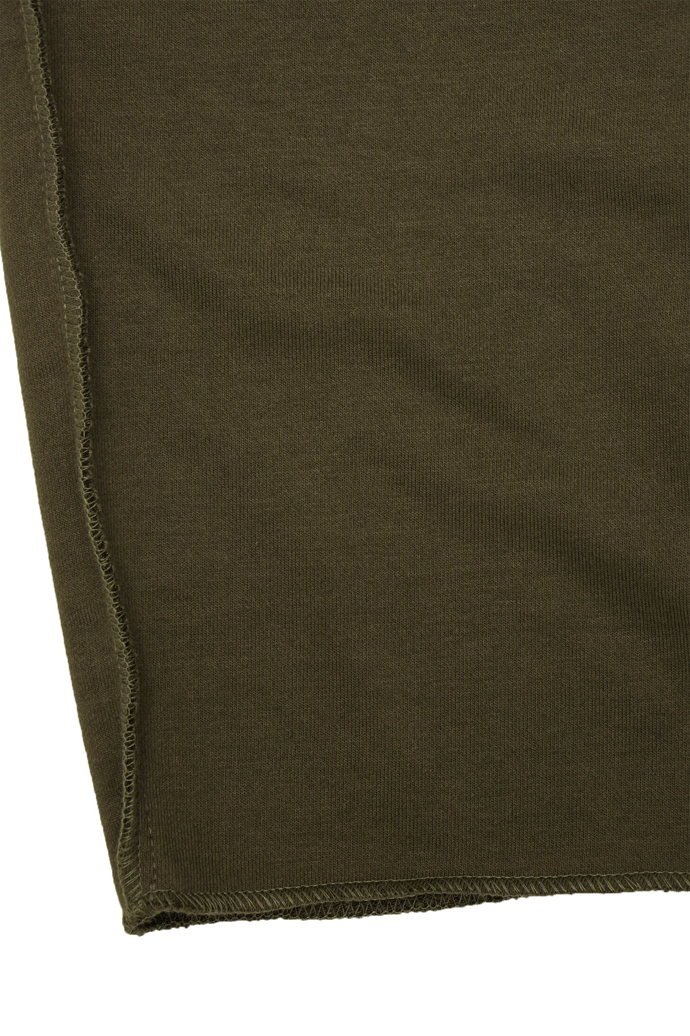 OLIVE FRENCH TERRY RAW FINISH LOUNGE PANTS - Image 12