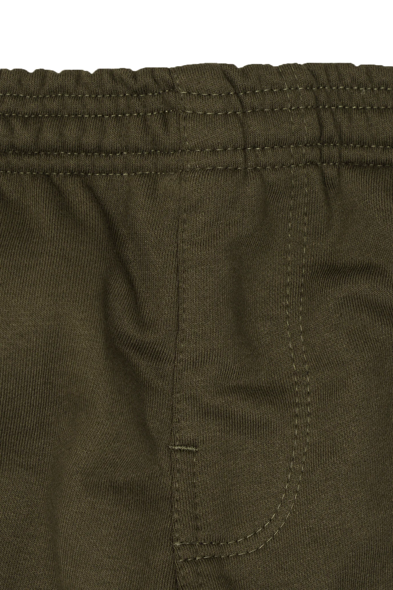 OLIVE FRENCH TERRY RAW FINISH LOUNGE PANTS - Image 5