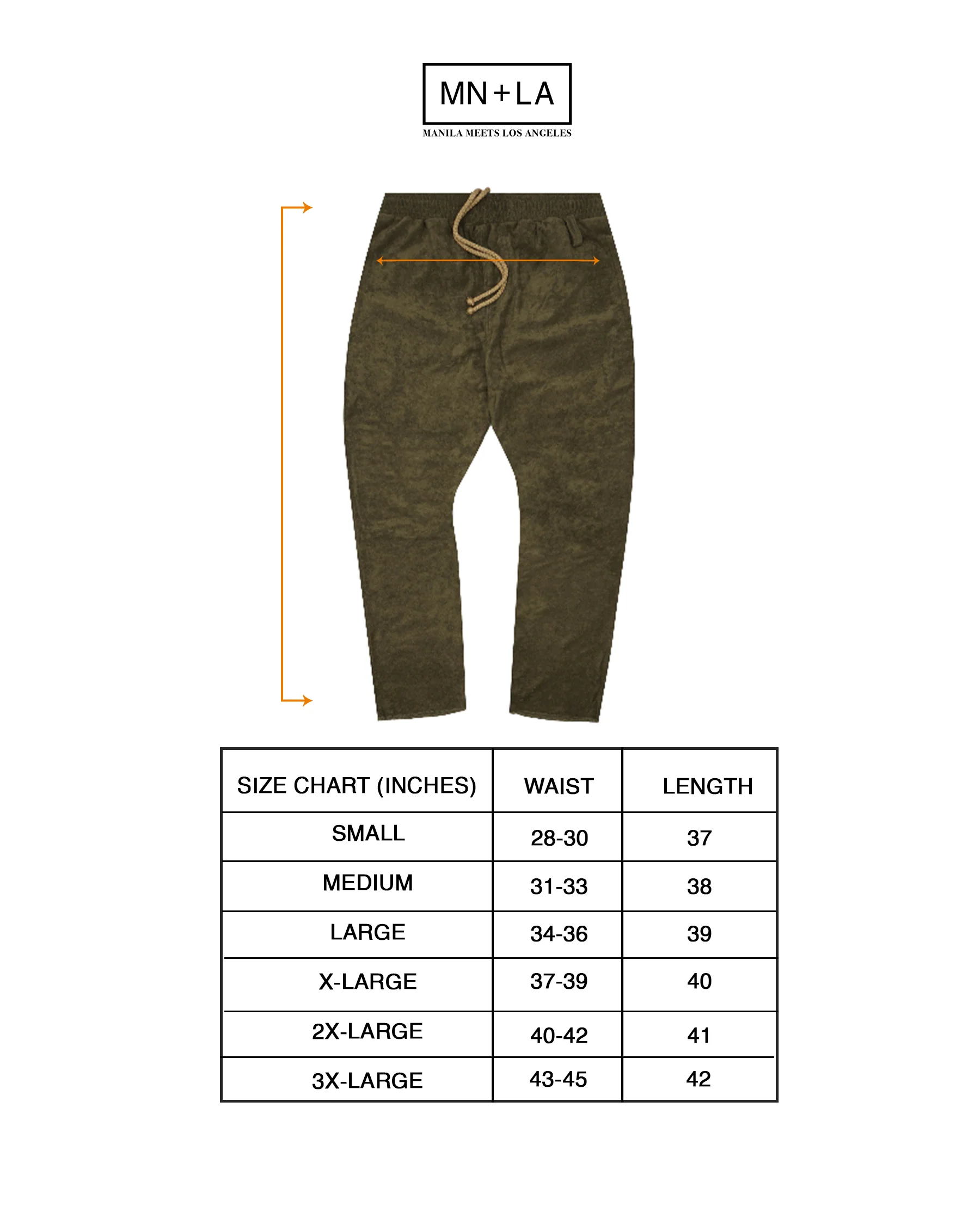 OLIVE TOWEL TERRY RAW FINISH LOUNGE PANTS - Image 4