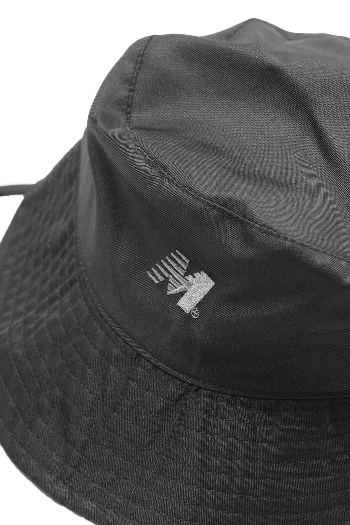 "OUTDOOR EXPLORATION" BUCKET HAT V2 IN ANTHRACITE - Image 5