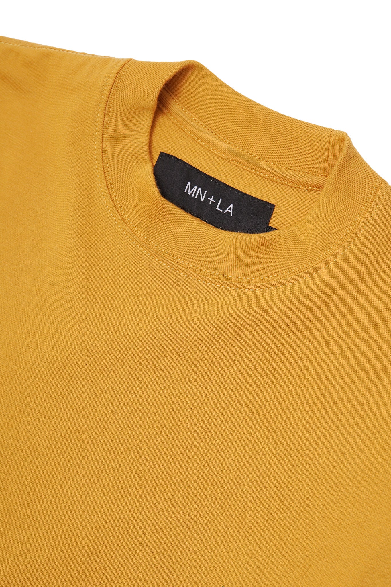 "OUTDOOR EXPLORATION" MULTI LOGO TEE IN MUSTARD - Image 5