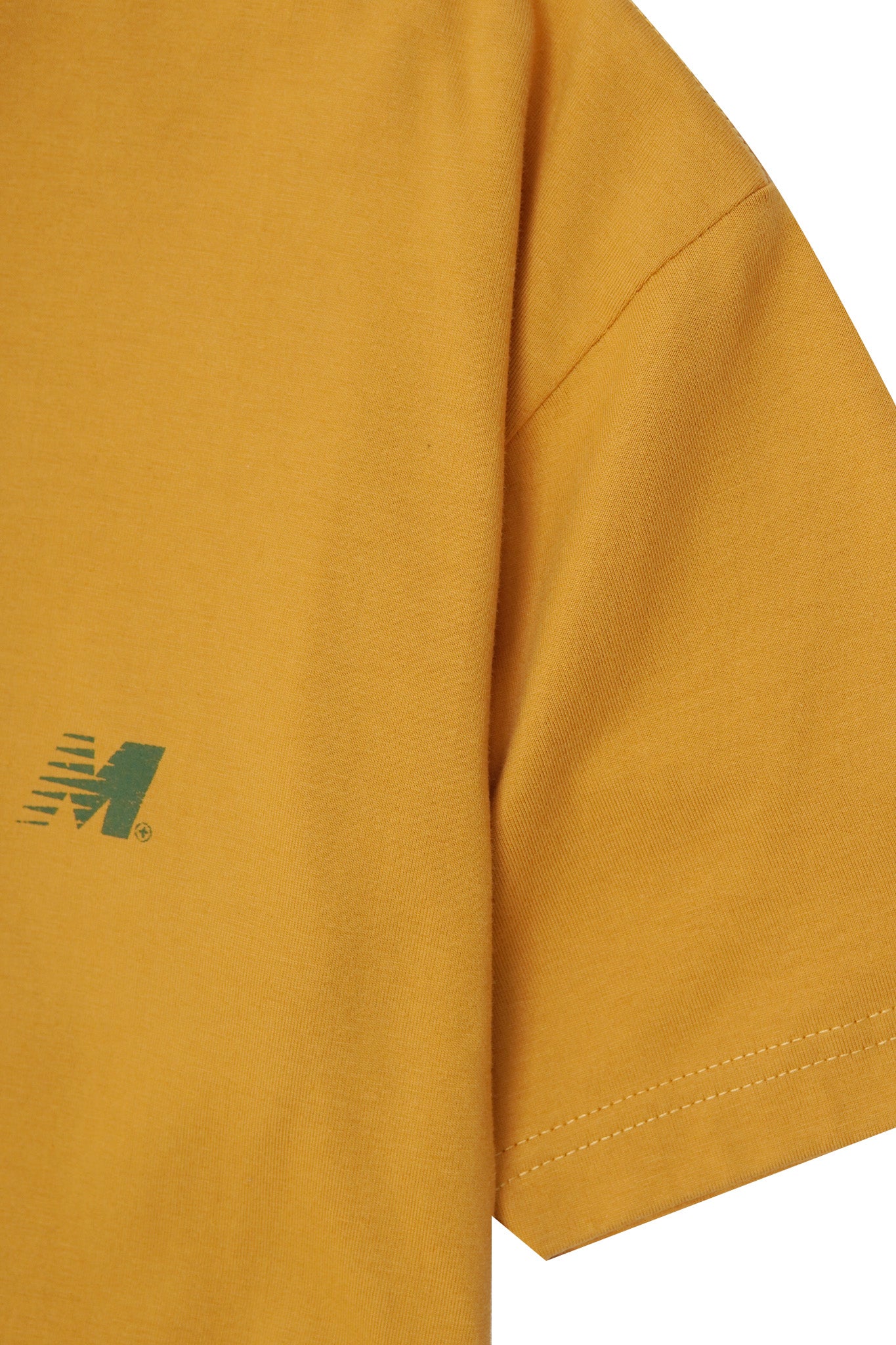 "OUTDOOR EXPLORATION" MULTI LOGO TEE IN MUSTARD - Image 8