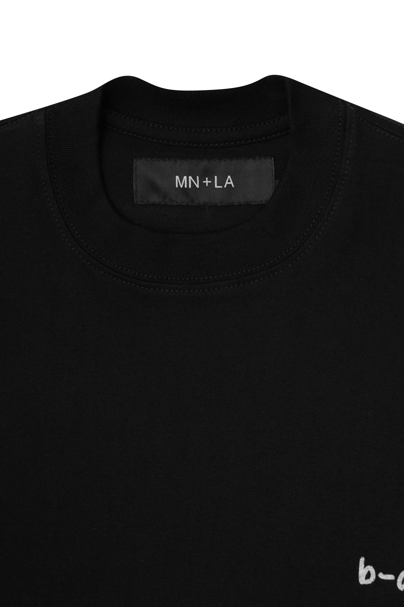 "B-ALL-IN" TEE IN ANTHRACITE - Image 2