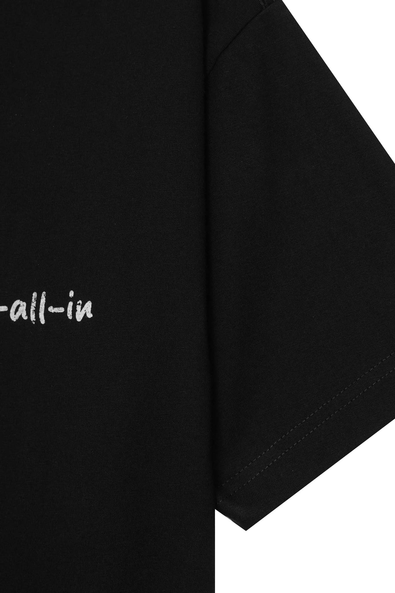 "B-ALL-IN" TEE IN ANTHRACITE - Image 5