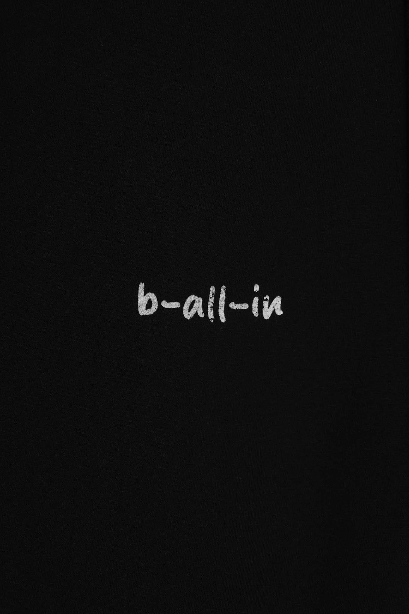 "B-ALL-IN" TEE IN ANTHRACITE - Image 6
