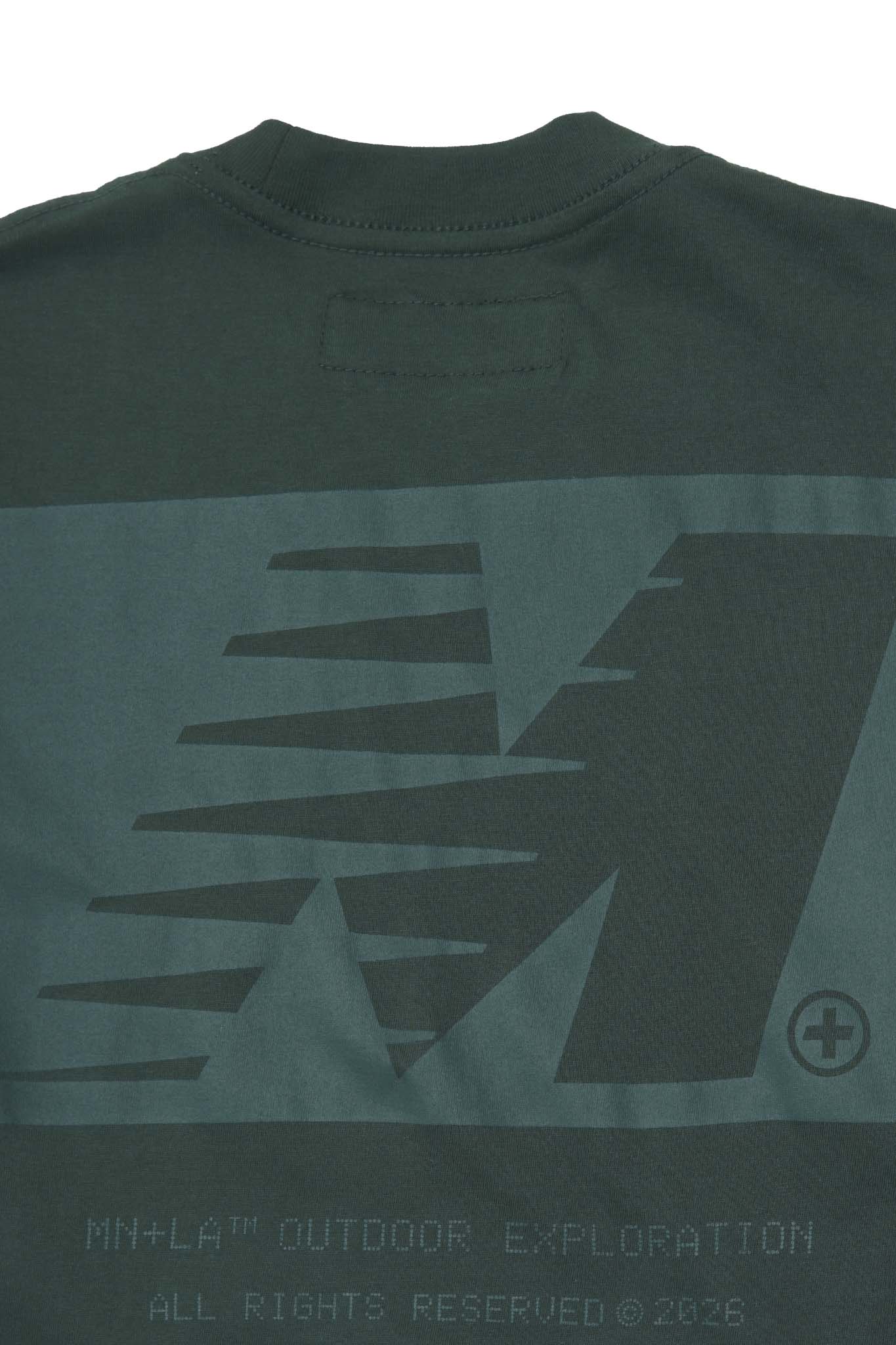 "OUTDOOR EXPLORATION" TEE IN FOREST GREEN - Image 6