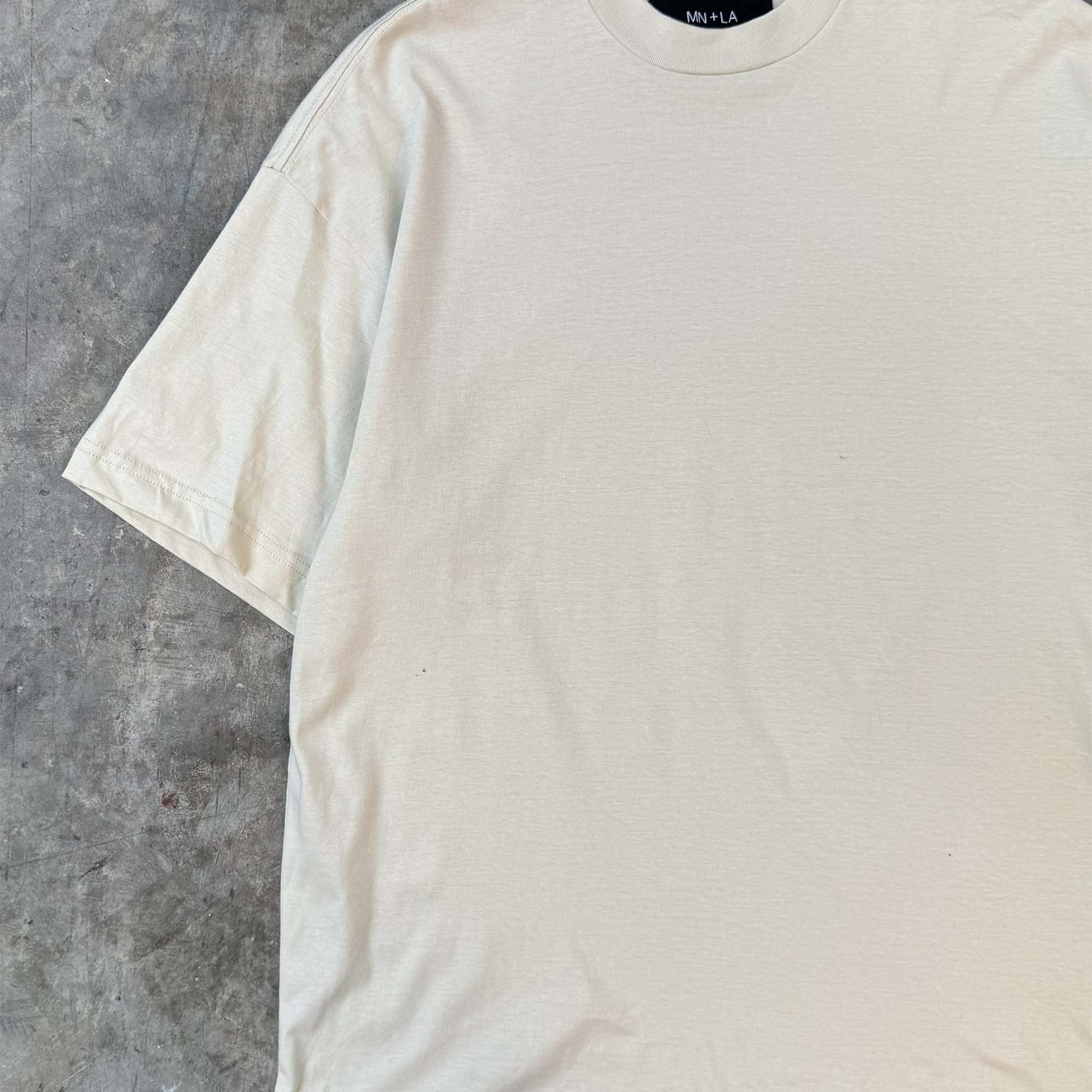 OVERSIZED LITE TEE IN OAT - Image 2