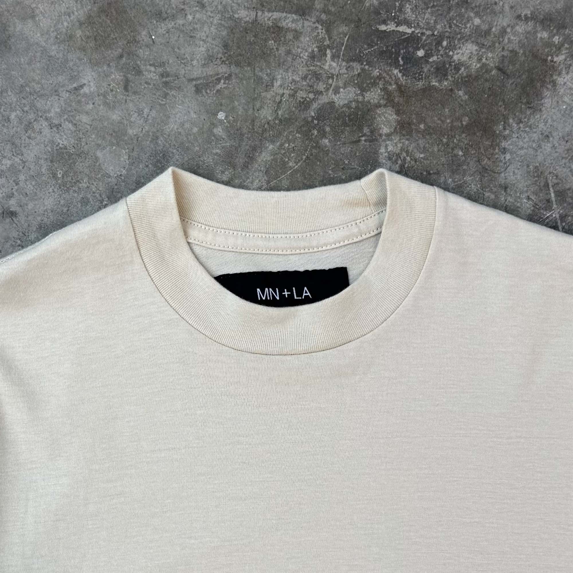 OVERSIZED LITE TEE IN OAT - Image 3