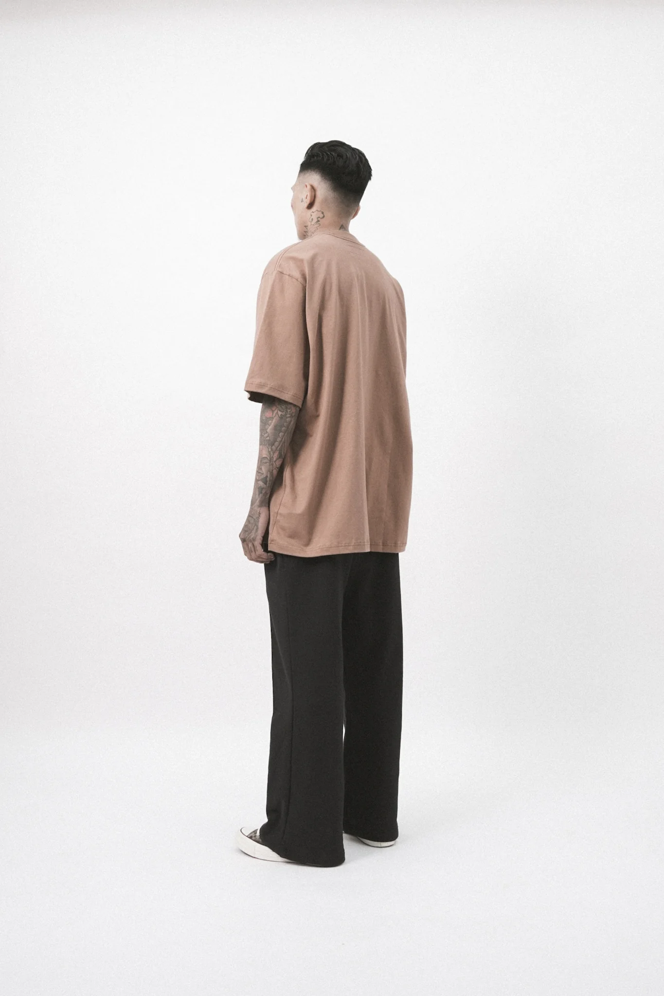 OVERSIZED TEE IN APRICOT - Image 7