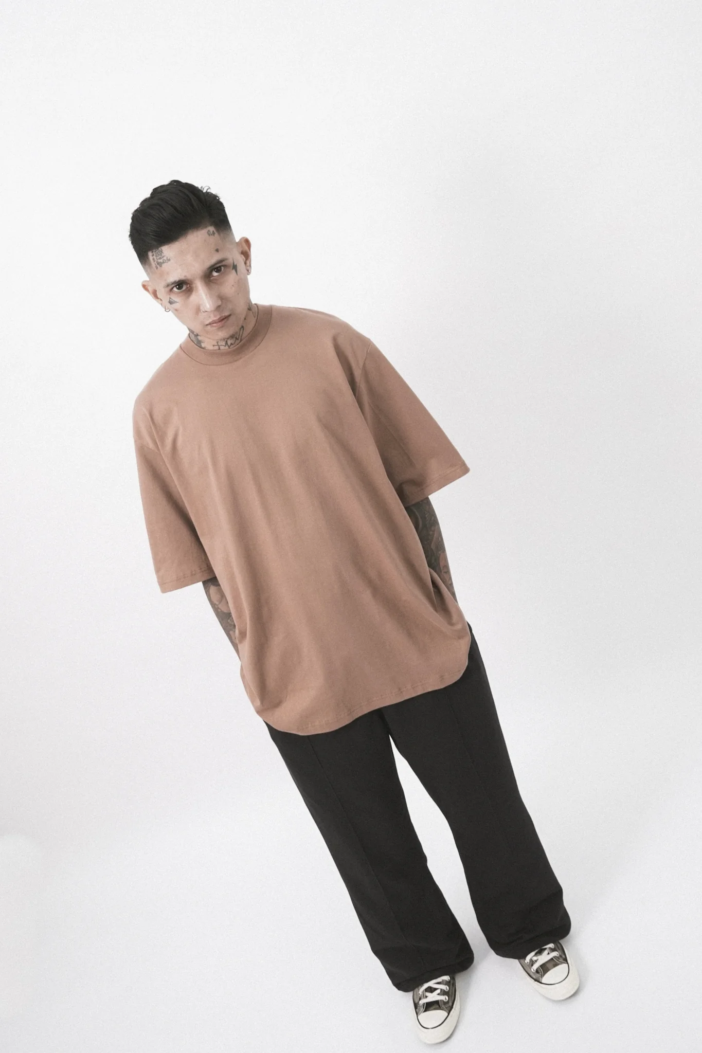 OVERSIZED TEE IN APRICOT - Image 9