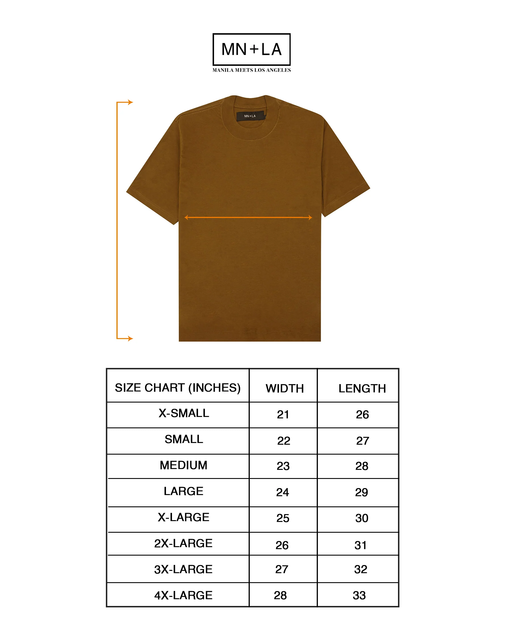 OVERSIZED TEE IN RUST - Image 4