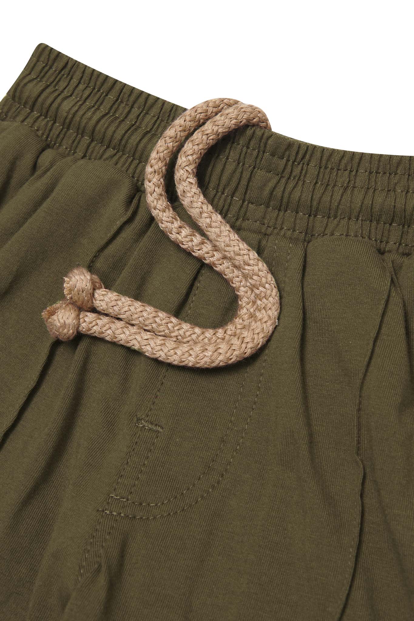 "PAINT SPLAT" LITTLE HUMAN™ PLEATED SHORTS IN OLIVE - Image 6