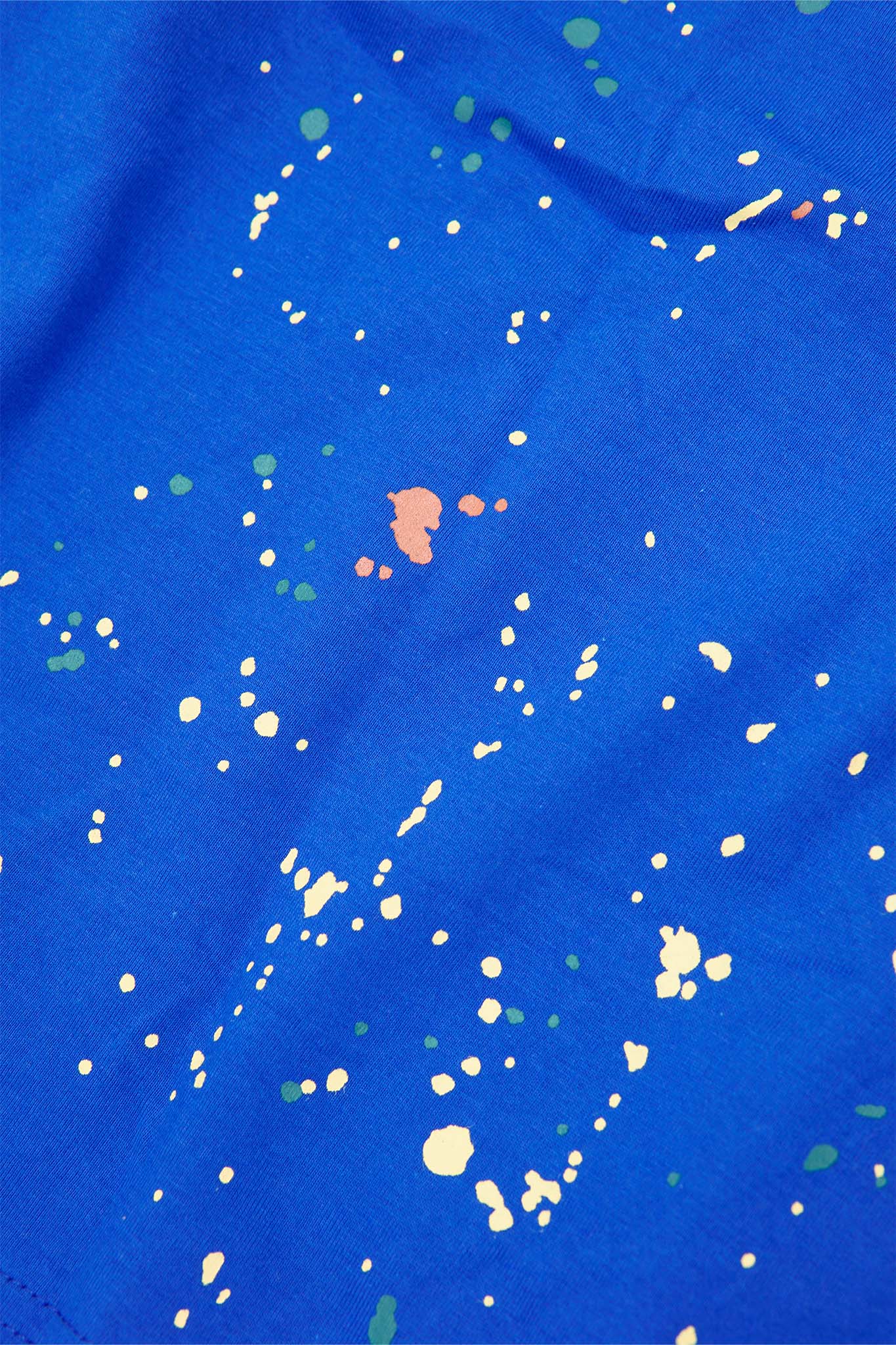 "PAINT SPLAT" LITTLE HUMAN™ TEE IN ELECTRIC BLUE - Image 9