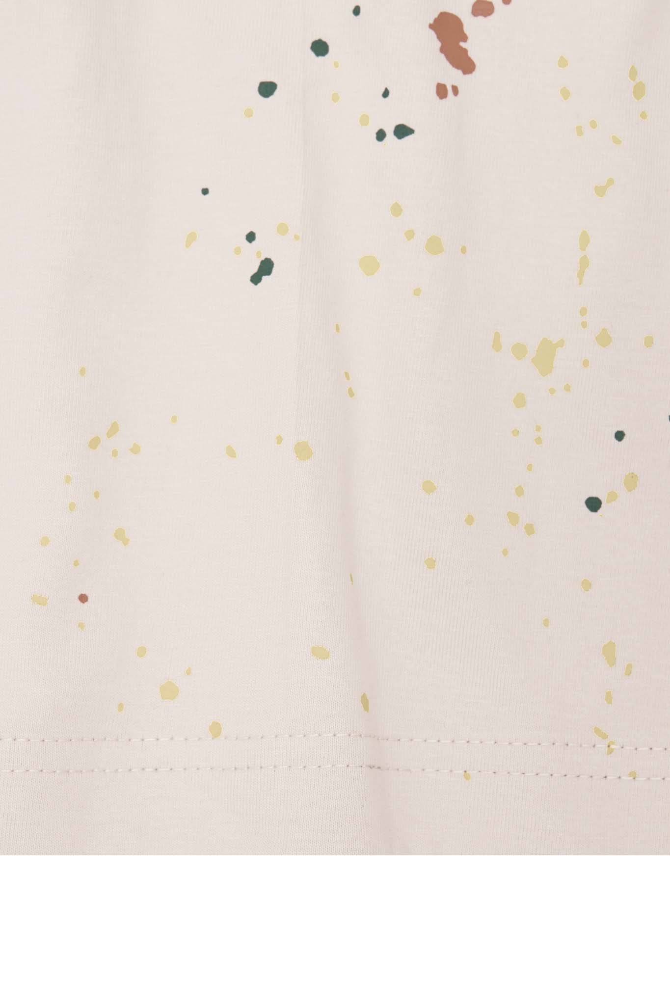 "PAINT SPLAT" LITTLE HUMAN™ TEE IN OAT - Image 8