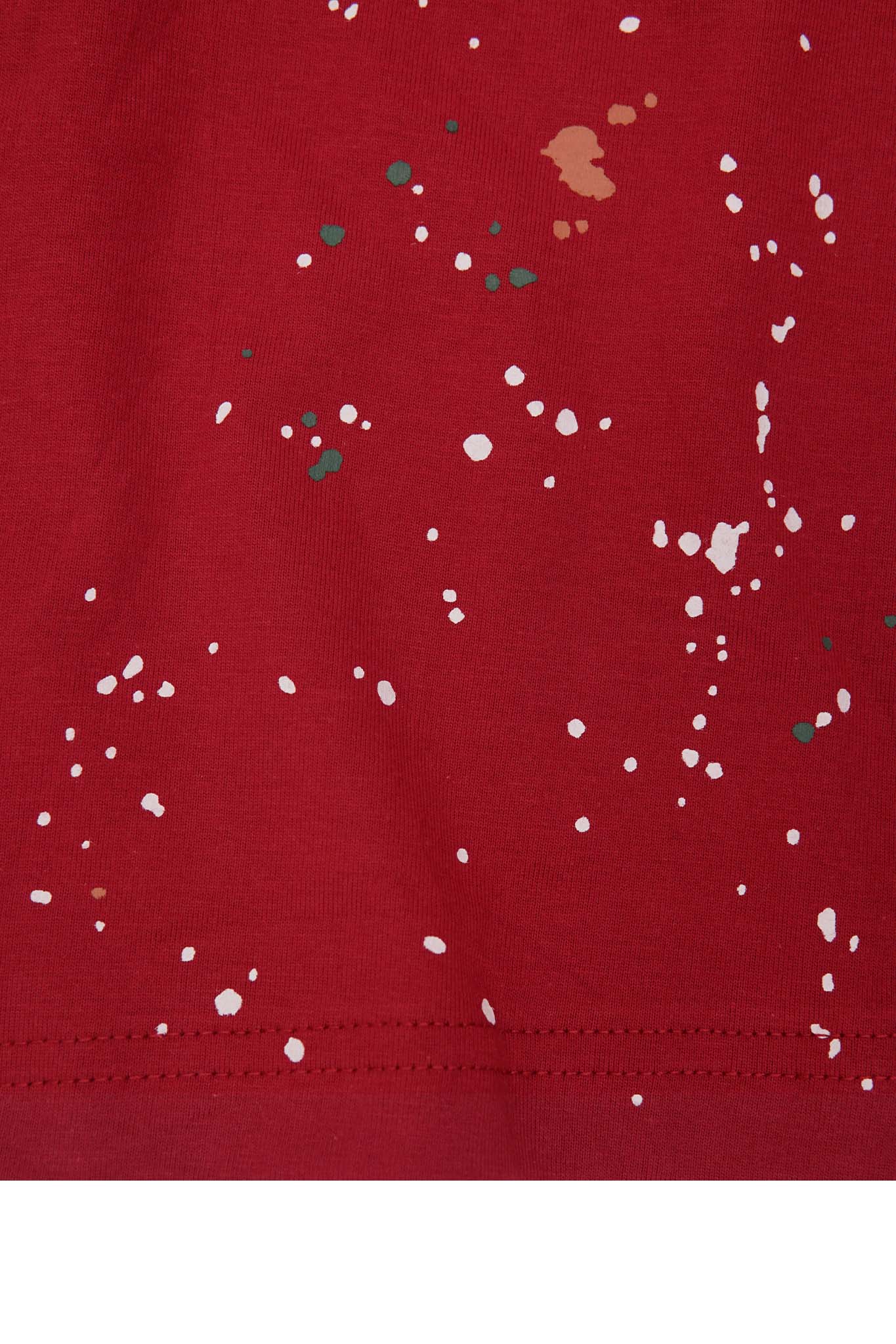 "PAINT SPLAT" LITTLE HUMAN™ TEE IN RARRI RED - Image 8