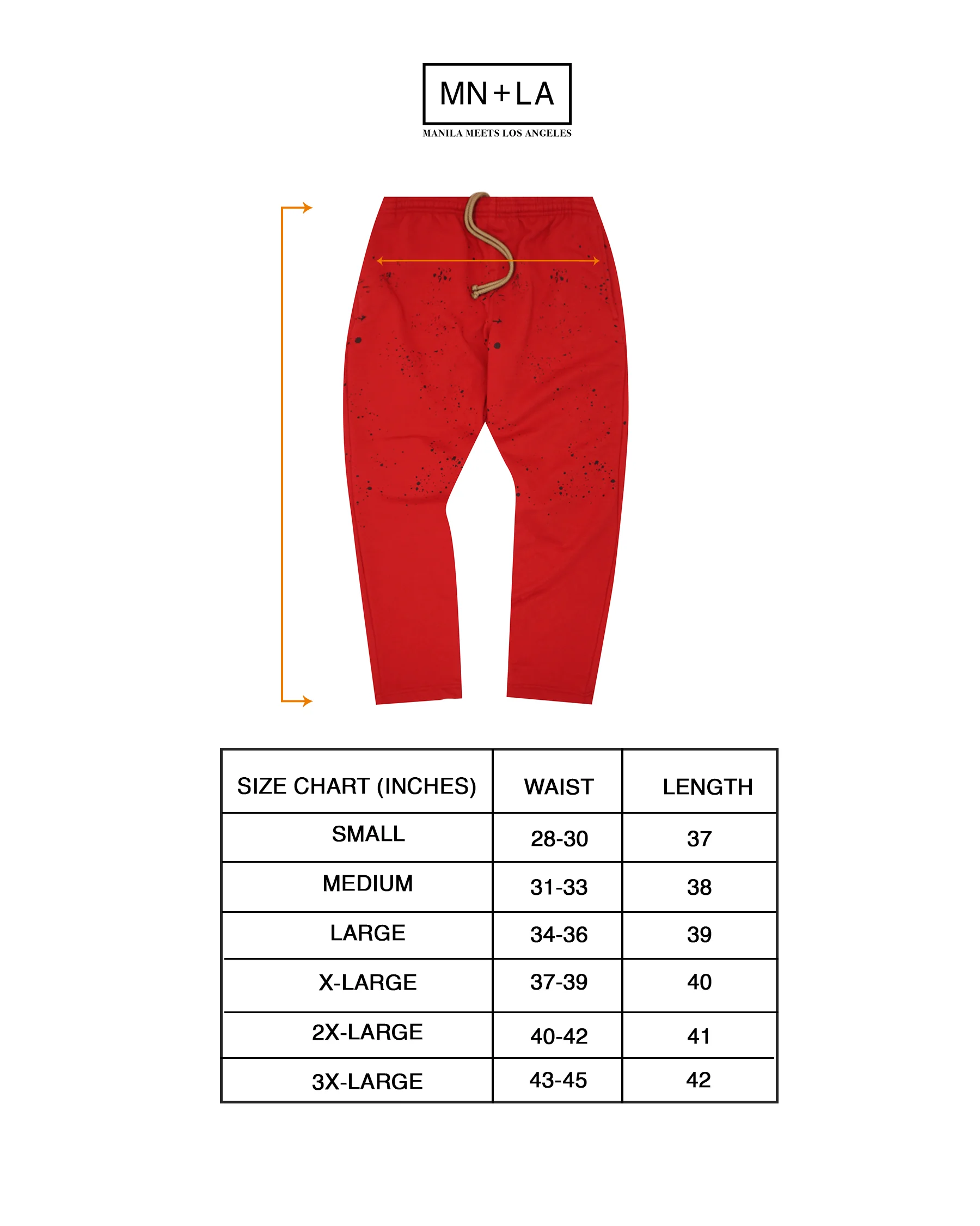 PAINTER'S LOUNGE PANTS IN CRIMSON - Image 4