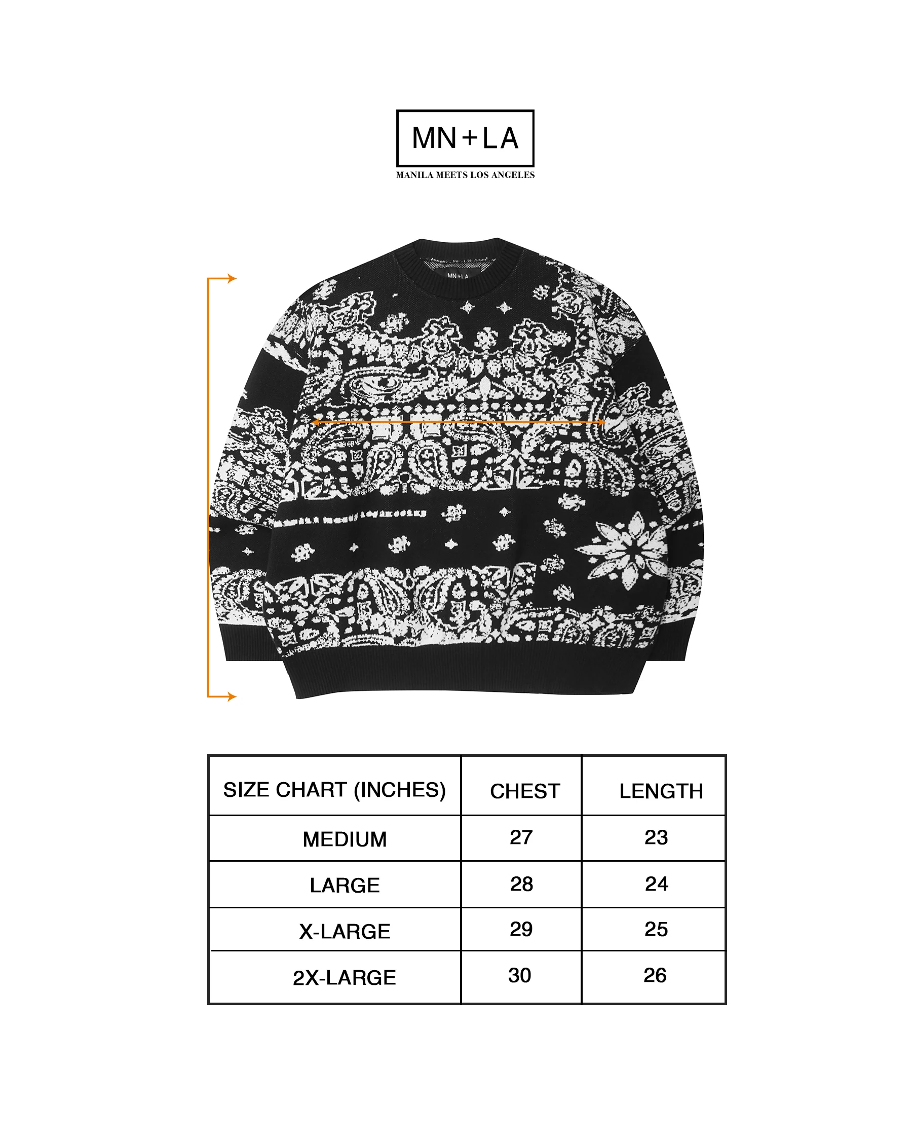 "PEACE PAISLEY" KNITTED SWEATSHIRT IN ANTHRACITE - Image 4
