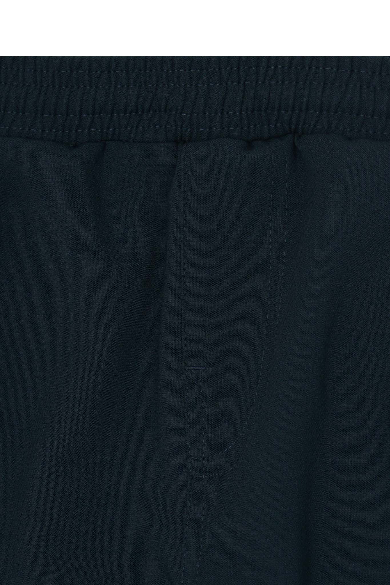 PLEATED CROPPED PANTS IN REGAL BLUE - Image 5