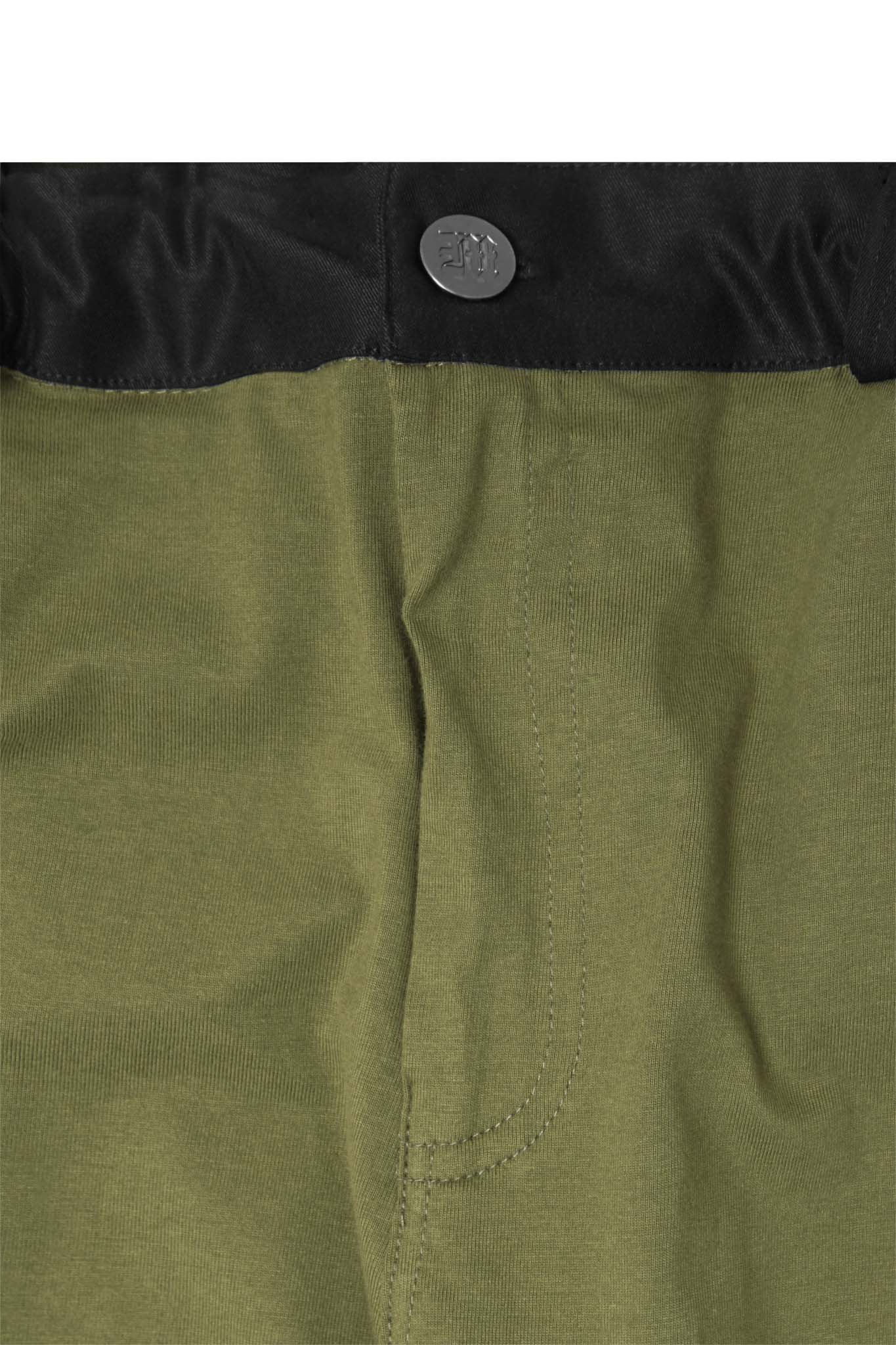 PLEATED ULTRA WIDE PANTS IN OLIVE - Image 3