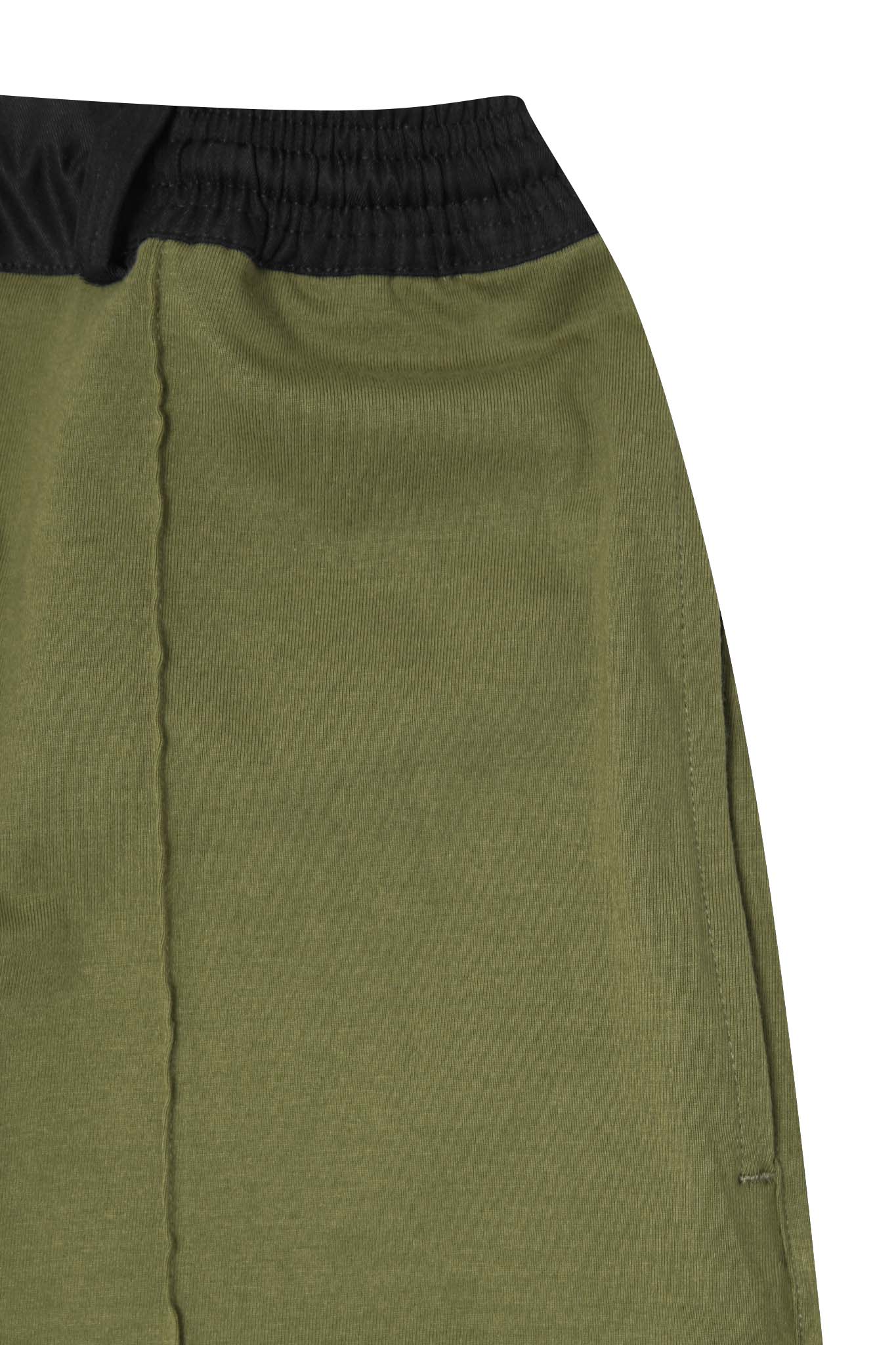 PLEATED ULTRA WIDE PANTS IN OLIVE - Image 5