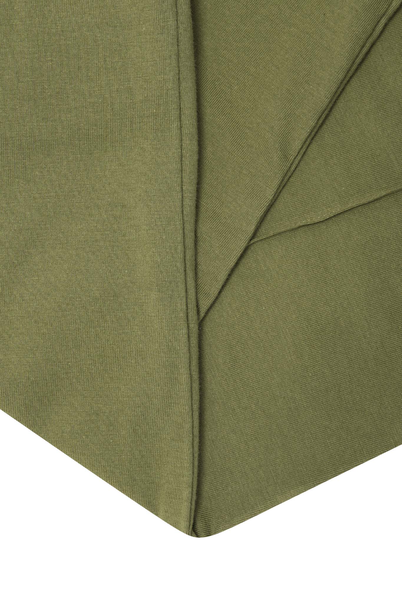 PLEATED ULTRA WIDE PANTS IN OLIVE - Image 6