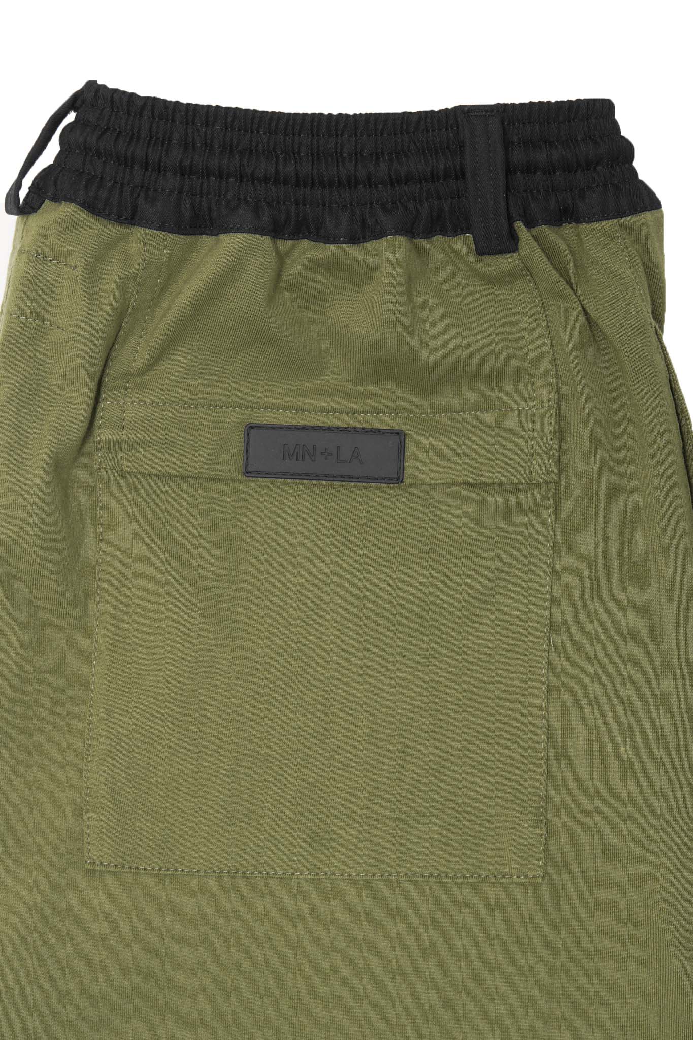 PLEATED ULTRA WIDE PANTS IN OLIVE - Image 7