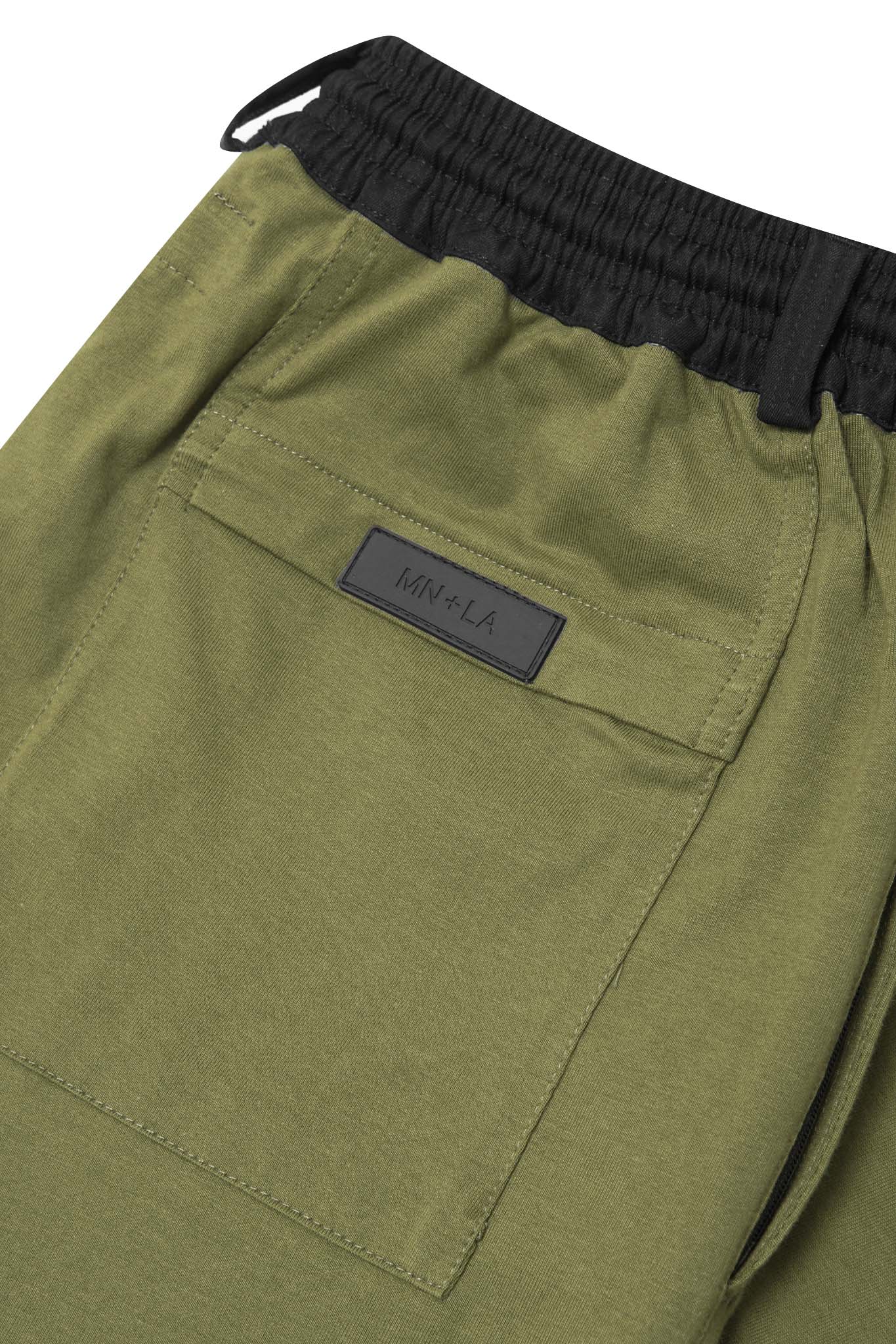 PLEATED ULTRA WIDE PANTS IN OLIVE - Image 8